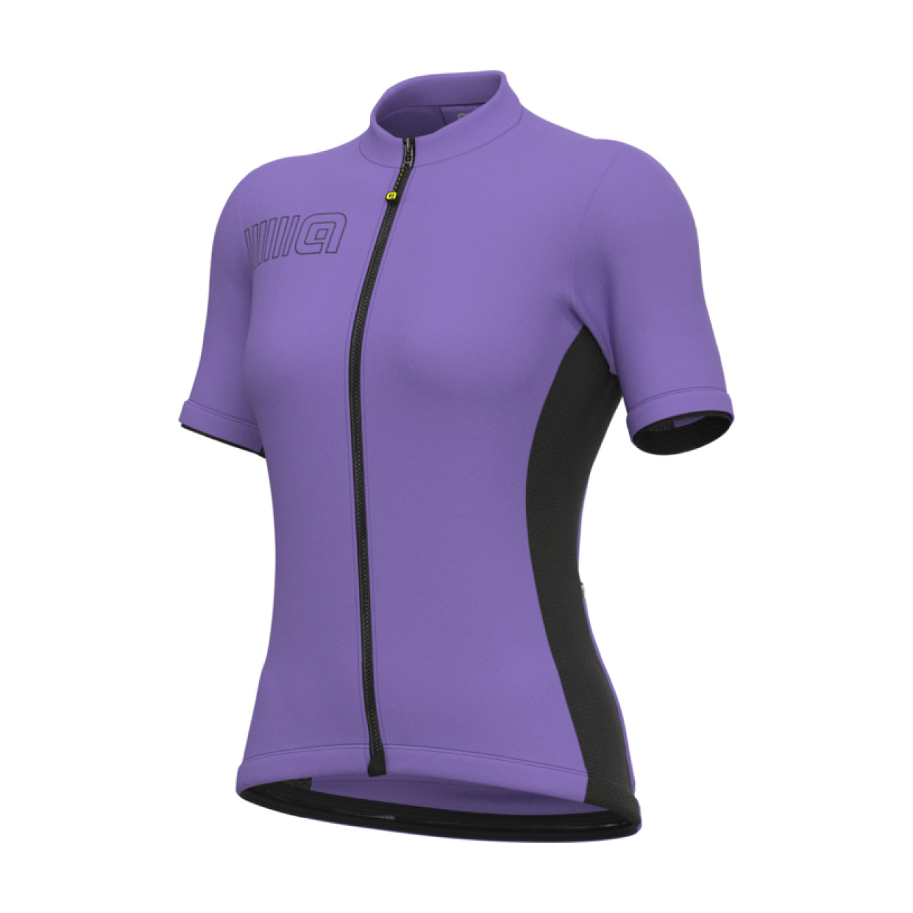 Levně ALÉ Cyklistický dres s krátkým rukávem - SOLID COLOR BLOCK - fialová M