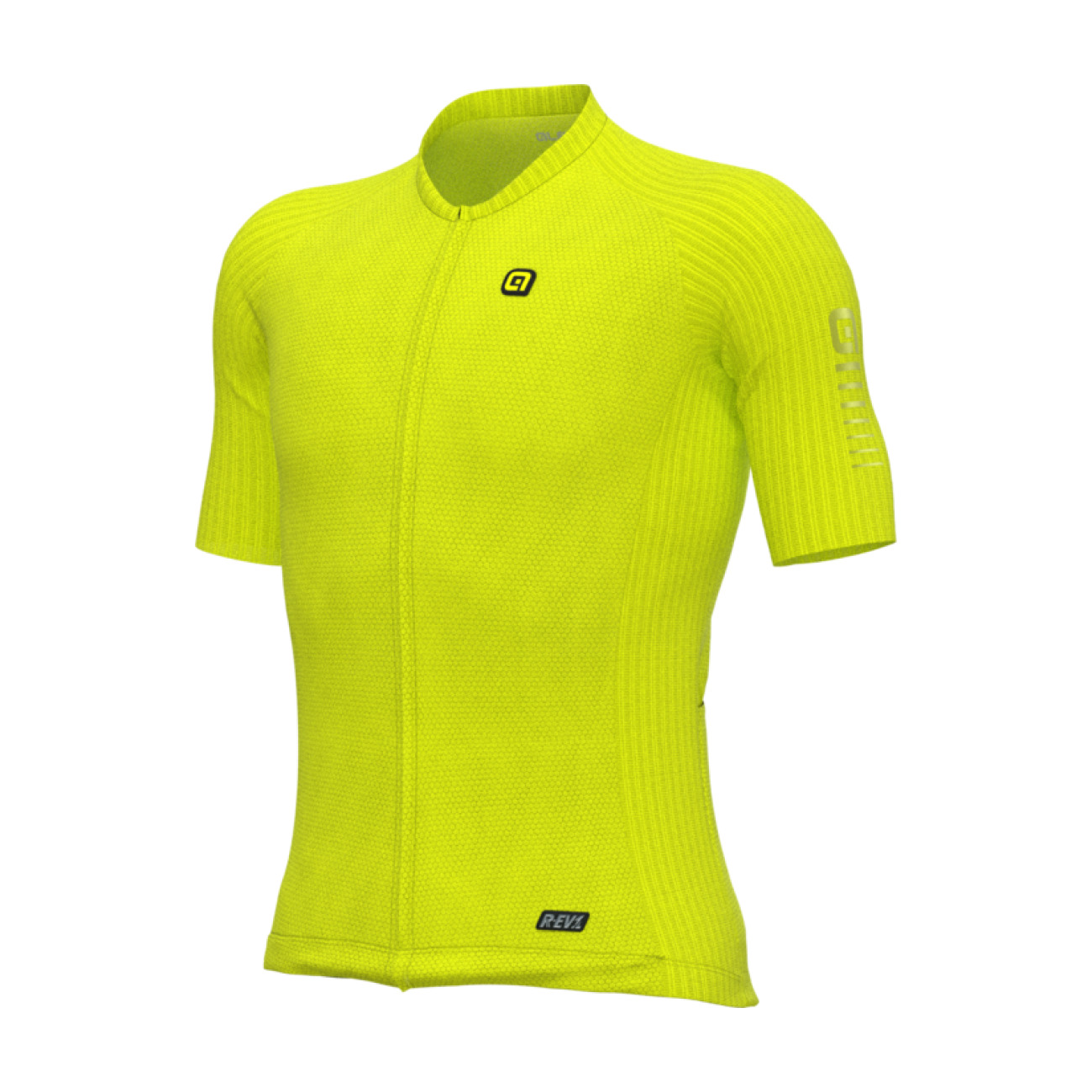 
                ALÉ Cyklistický dres s krátkým rukávem - R-EV1 C SILVER COOLING - žlutá XL
            