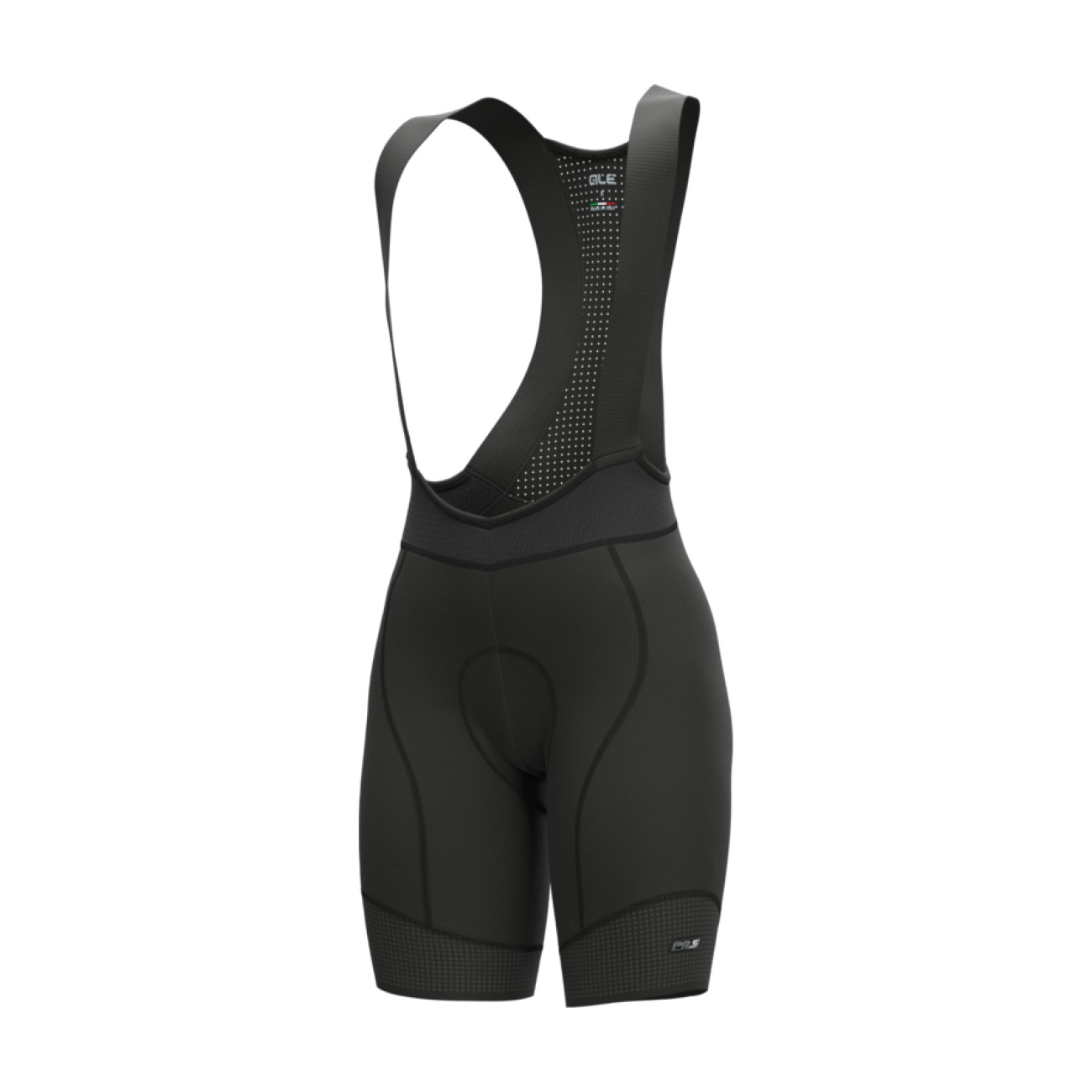 
                ALÉ Cyklistické kalhoty krátké s laclem - PRS MASTER 2.0 LADY - černá/šedá
            