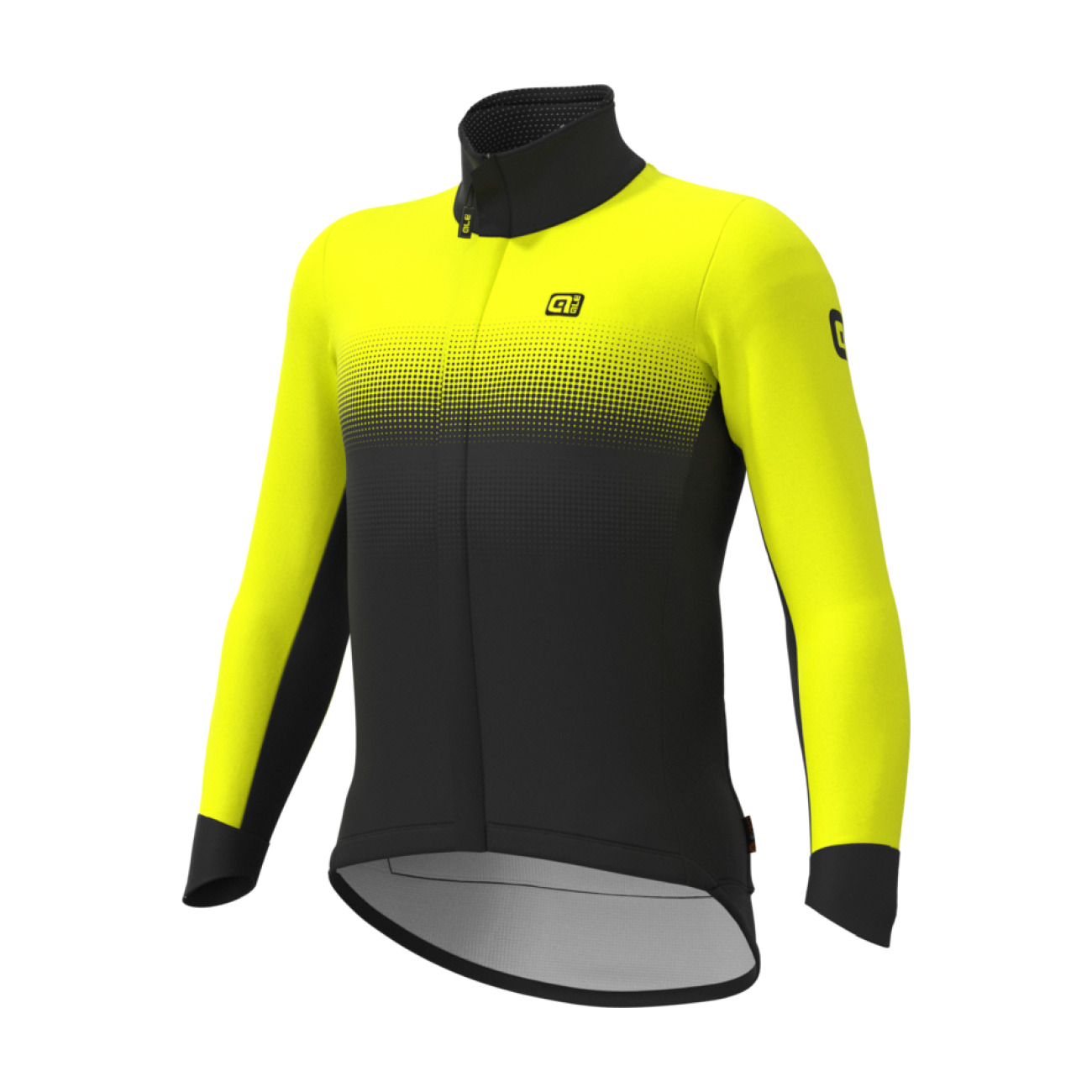 
                ALÉ Cyklistická zateplená bunda - PR-S GRADIENT - žlutá/černá XL
            