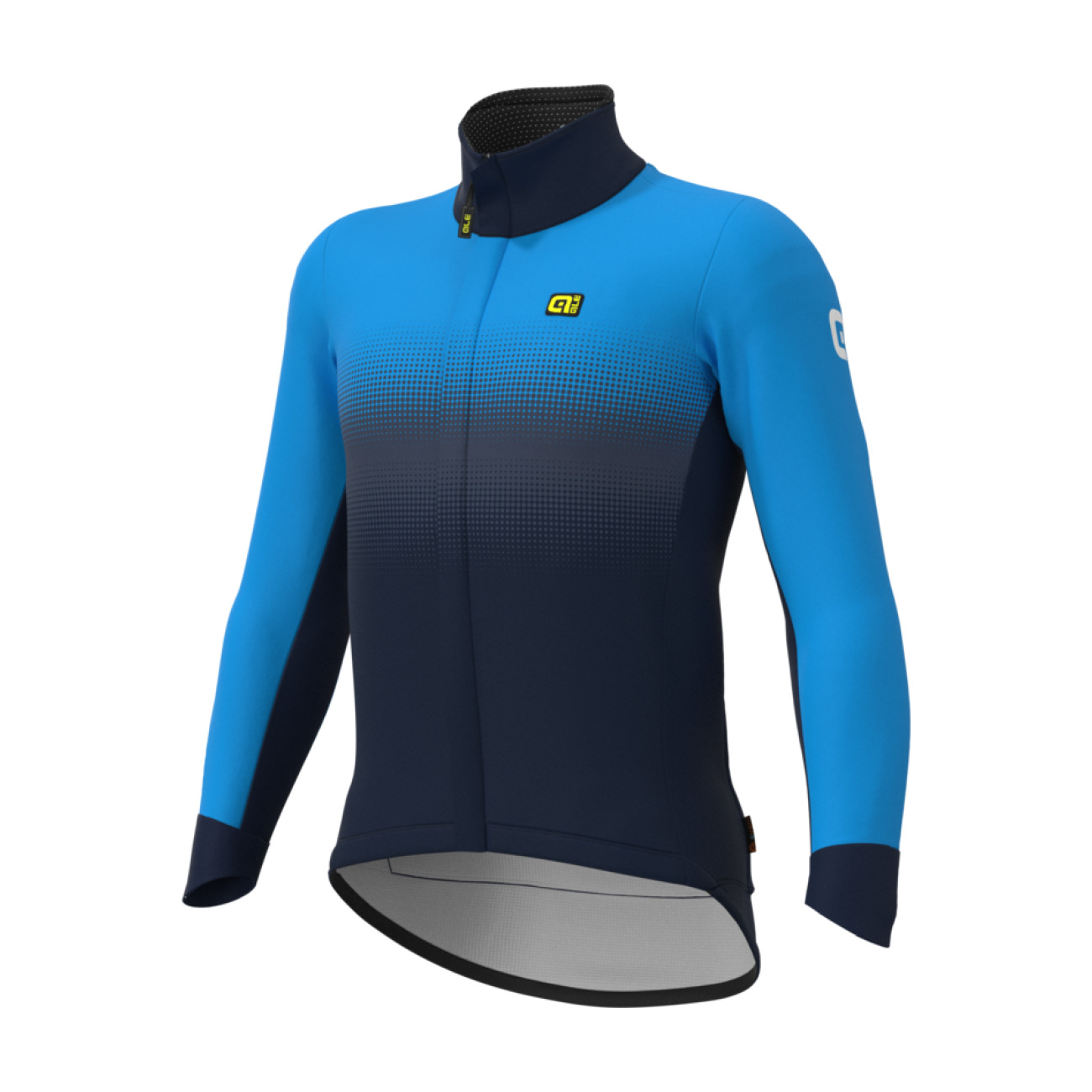 
                ALÉ Cyklistická zateplená bunda - PR-S GRADIENT - modrá/světle modrá L
            