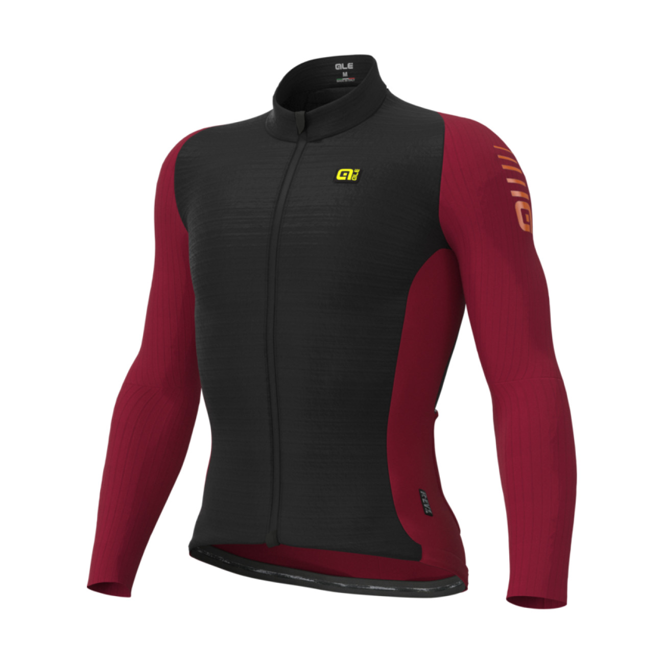 
                ALÉ Cyklistický dres s dlouhým rukávem zimní - R-EV1 WARM RACE 2.0 - červená L
            