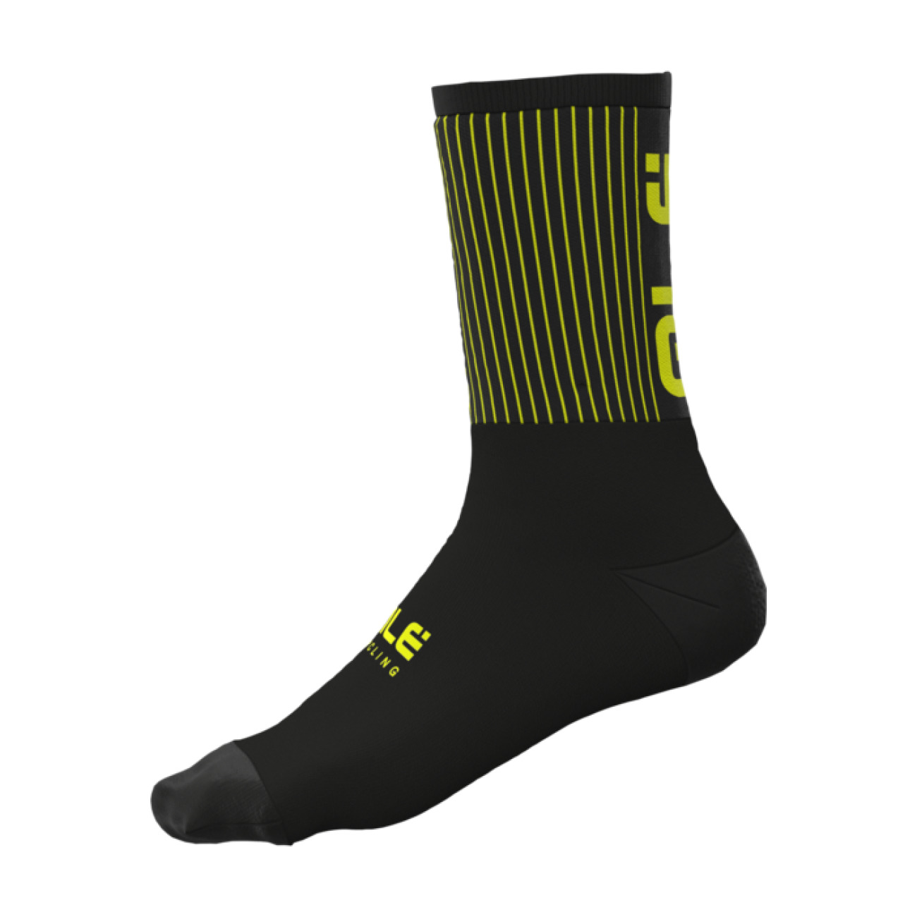 
                ALÉ Cyklistické ponožky klasické - ACCESSORI FENCE - černá/žlutá 36-39
            