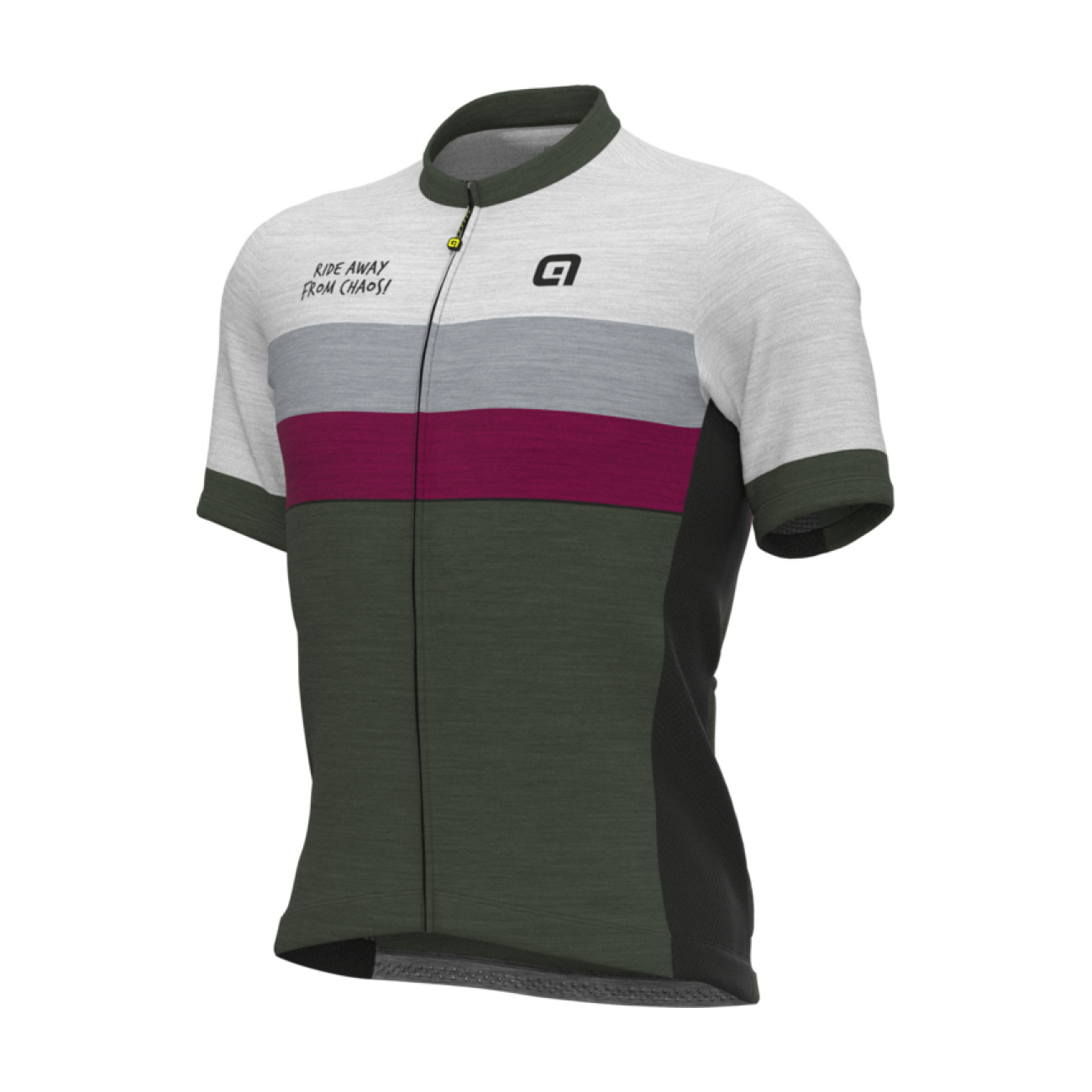 
                ALÉ Cyklistický dres s krátkým rukávem - OFF ROAD - GRAVEL CHAOS - šedá
            