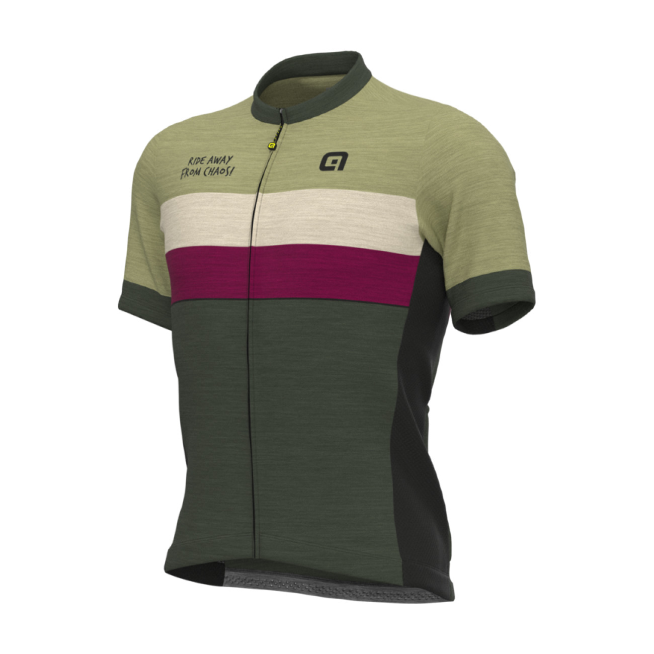 
                ALÉ Cyklistický dres s krátkým rukávem - OFF ROAD - GRAVEL CHAOS - zelená 2XL
            