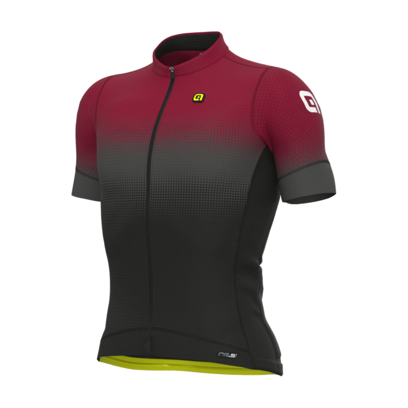 
                ALÉ Cyklistický dres s krátkým rukávem - PR-S GRADIENT - červená/šedá
            