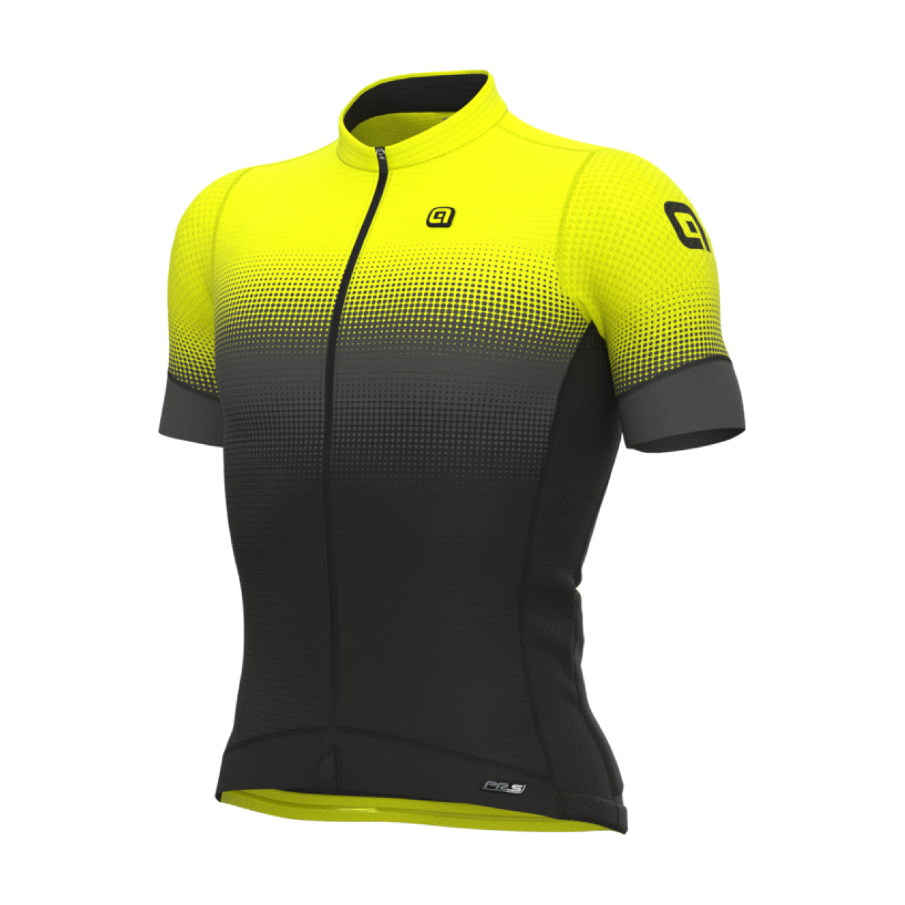
                ALÉ Cyklistický dres s krátkým rukávem - PR-S GRADIENT - žlutá
            