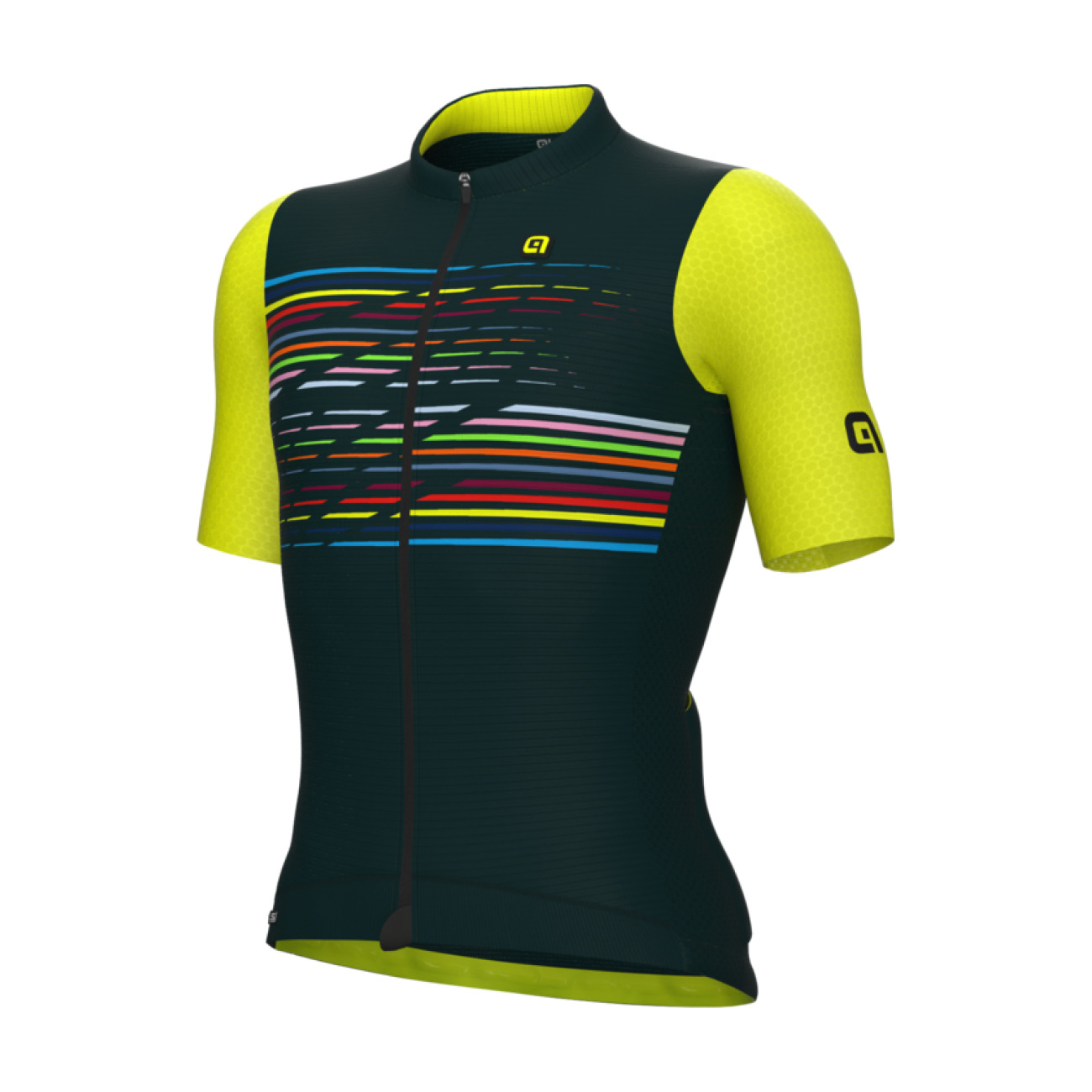 Levně ALÉ Cyklistický dres s krátkým rukávem - LOGO PR-S - zelená