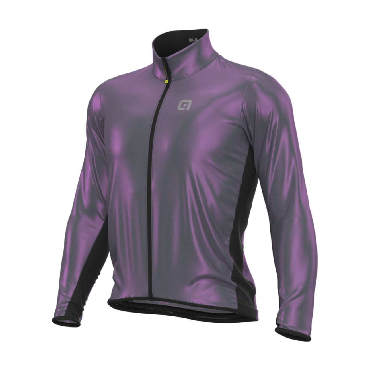 
                ALÉ Cyklistická větruodolná bunda - GUSCIO CLEVER - fialová L
            