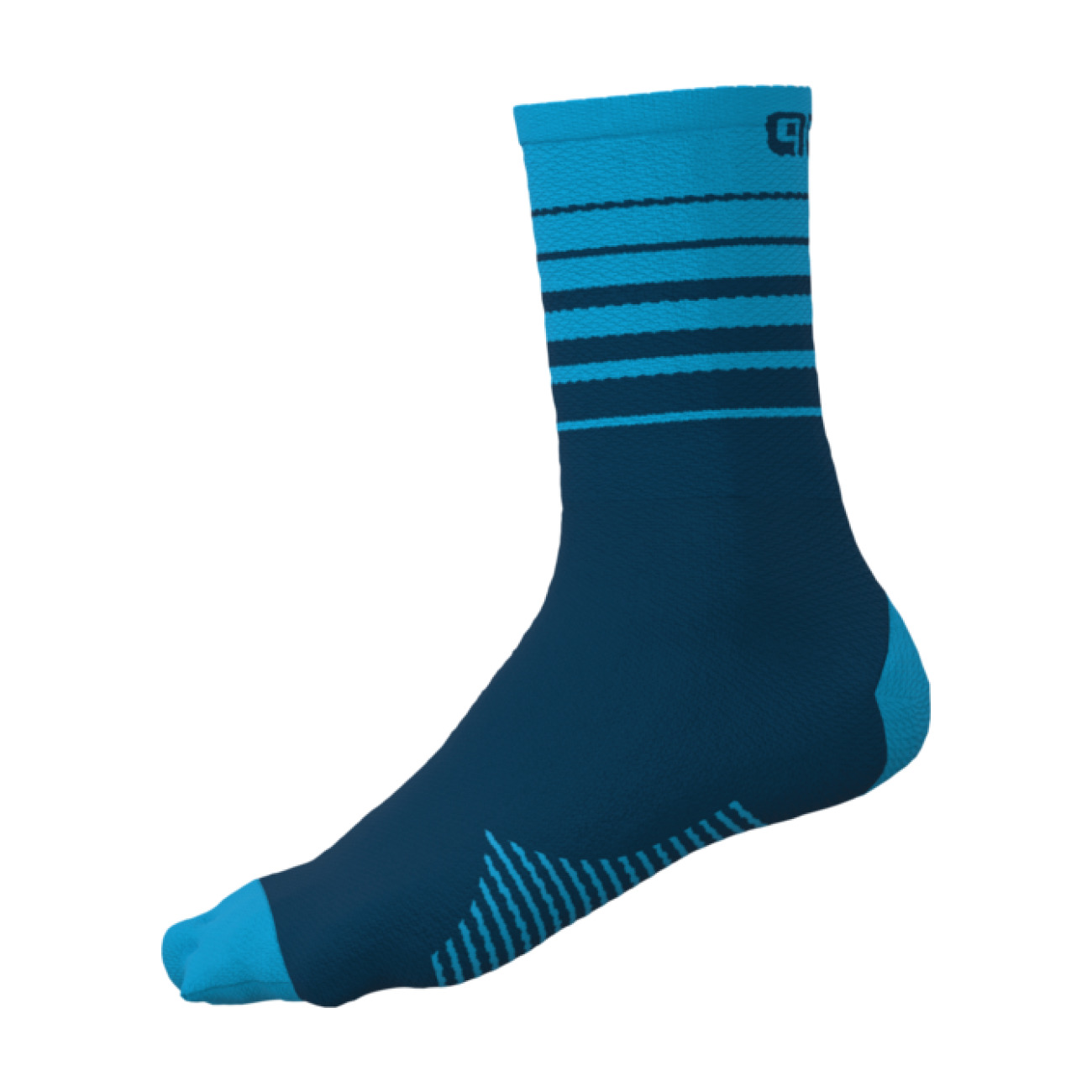 
                ALÉ Cyklistické ponožky klasické - ONE - modrá/světle modrá
            