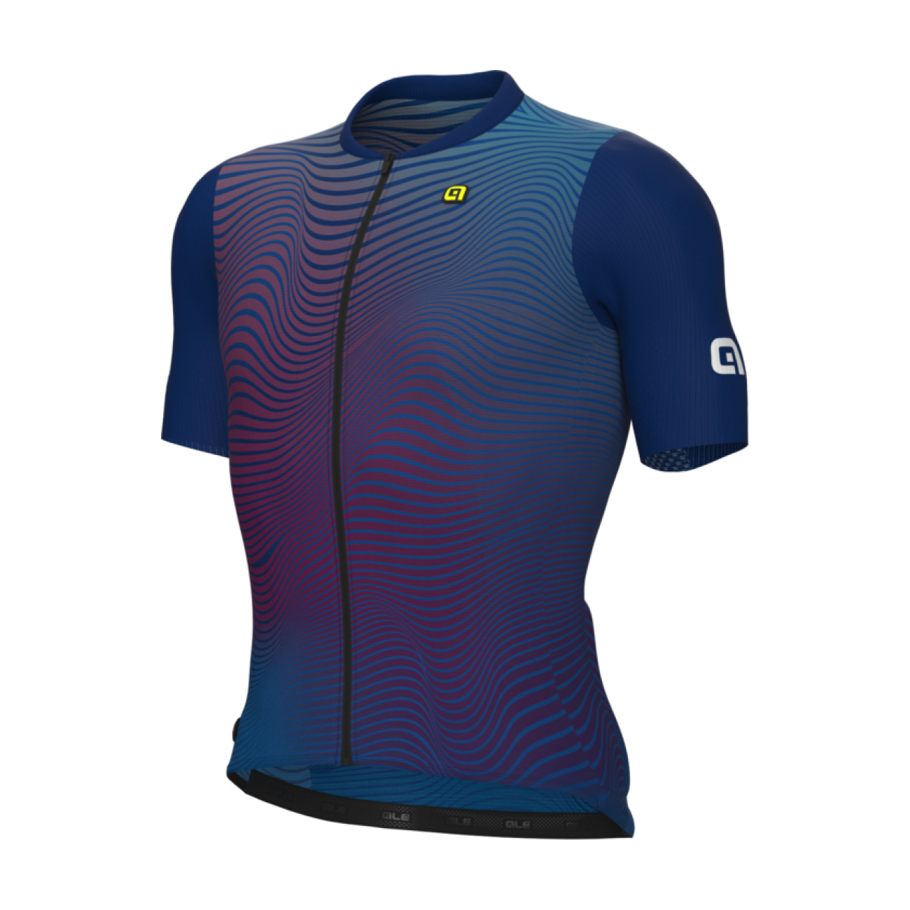 
                ALÉ Cyklistický dres s krátkým rukávem - ONDA PR-E - modrá
            