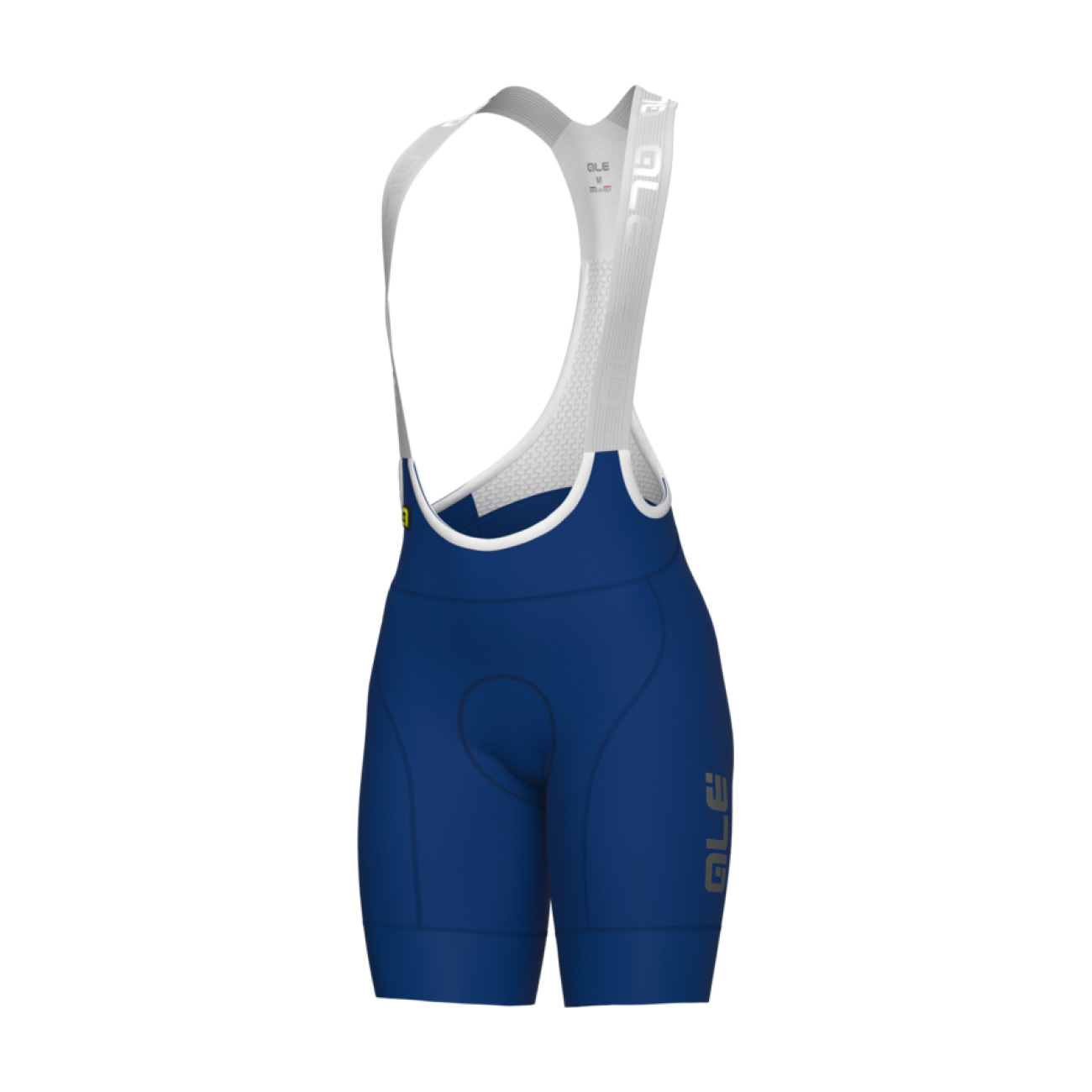 
                ALÉ Cyklistické kalhoty krátké s laclem - MAGIC COLOUR PR-E - modrá XL
            