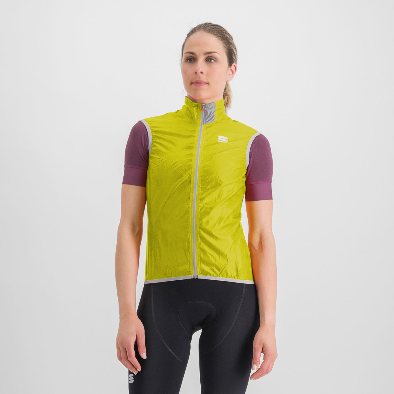 Levně SPORTFUL Cyklistická vesta - HOT PACK - žlutá XS