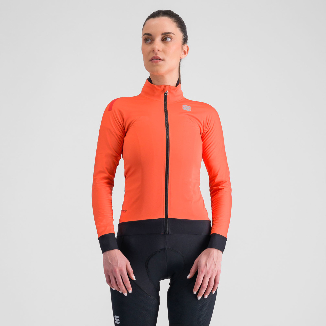 
                SPORTFUL Cyklistická větruodolná bunda - FIANDRE PRO - oranžová S
            