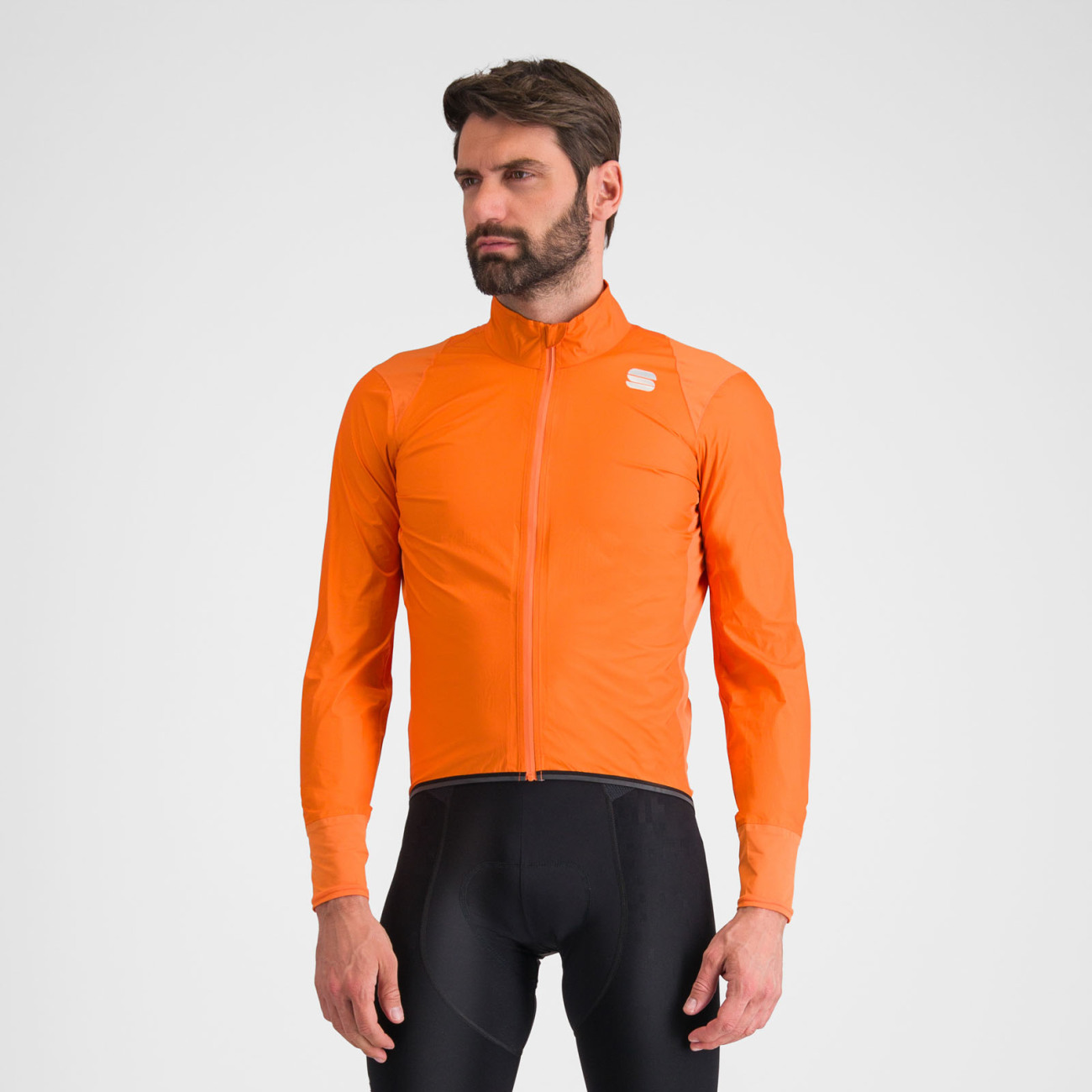 
                SPORTFUL Cyklistická voděodolná pláštěnka - HOT PACK NORAIN - oranžová L
            