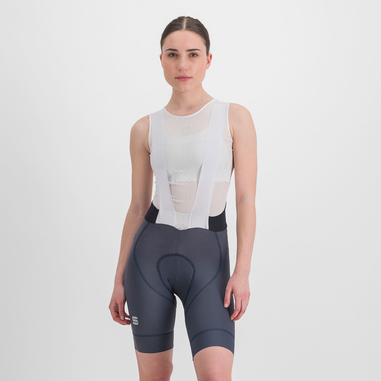 
                SPORTFUL Cyklistické kalhoty krátké s laclem - BODYFIT - modrá
            