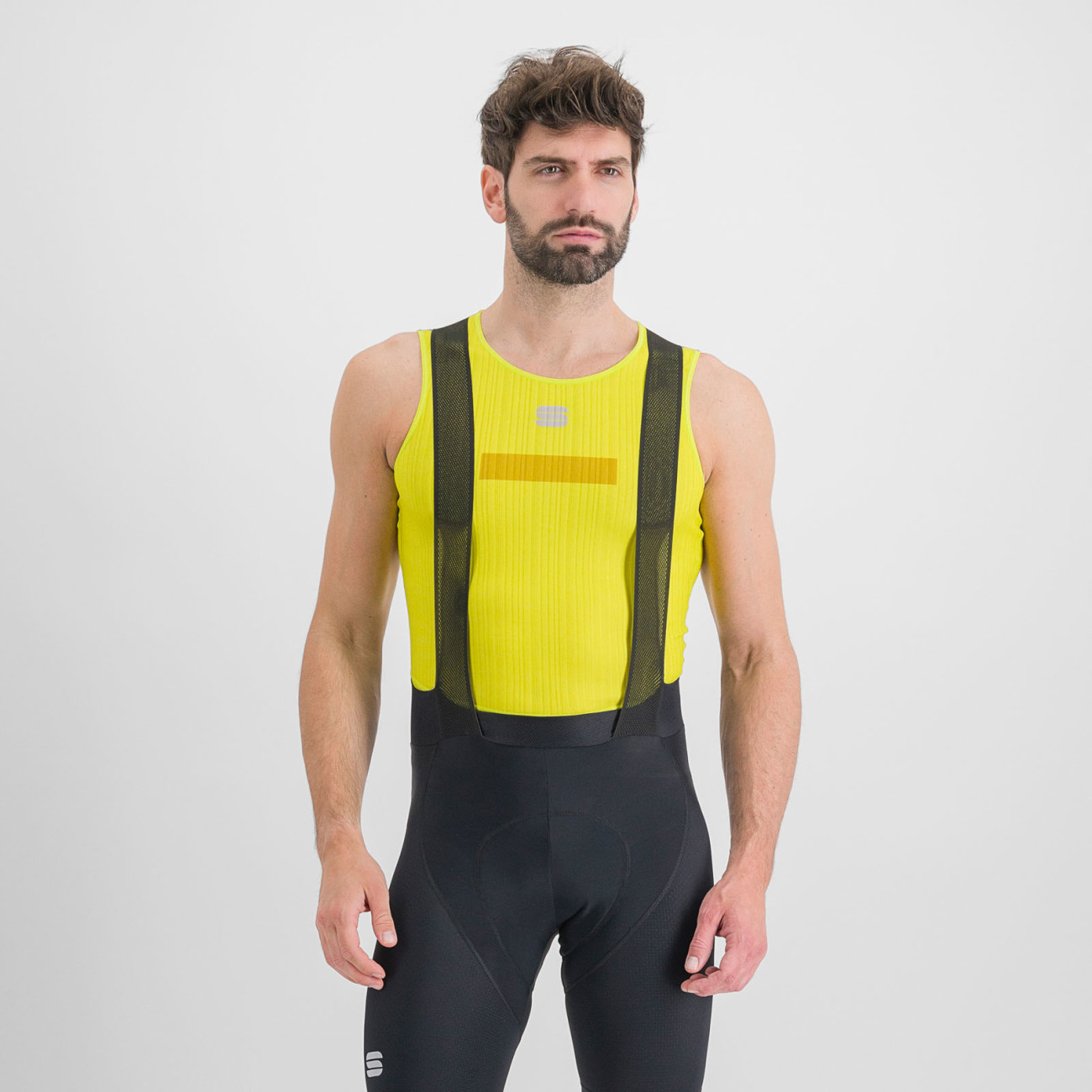 
                SPORTFUL Cyklistické triko s krátkým rukávem - PRO BASELAYER - žlutá M
            