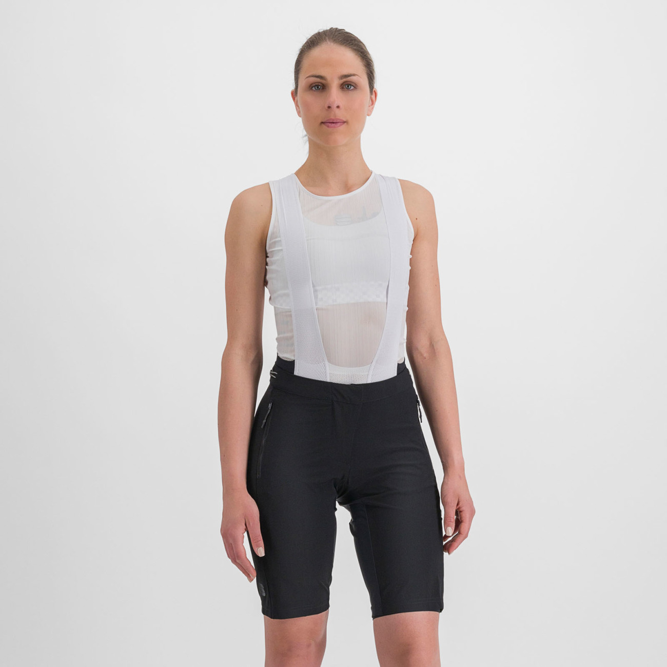 
                SPORTFUL Cyklistické kalhoty krátké bez laclu - SUPERGIARA - černá S
            