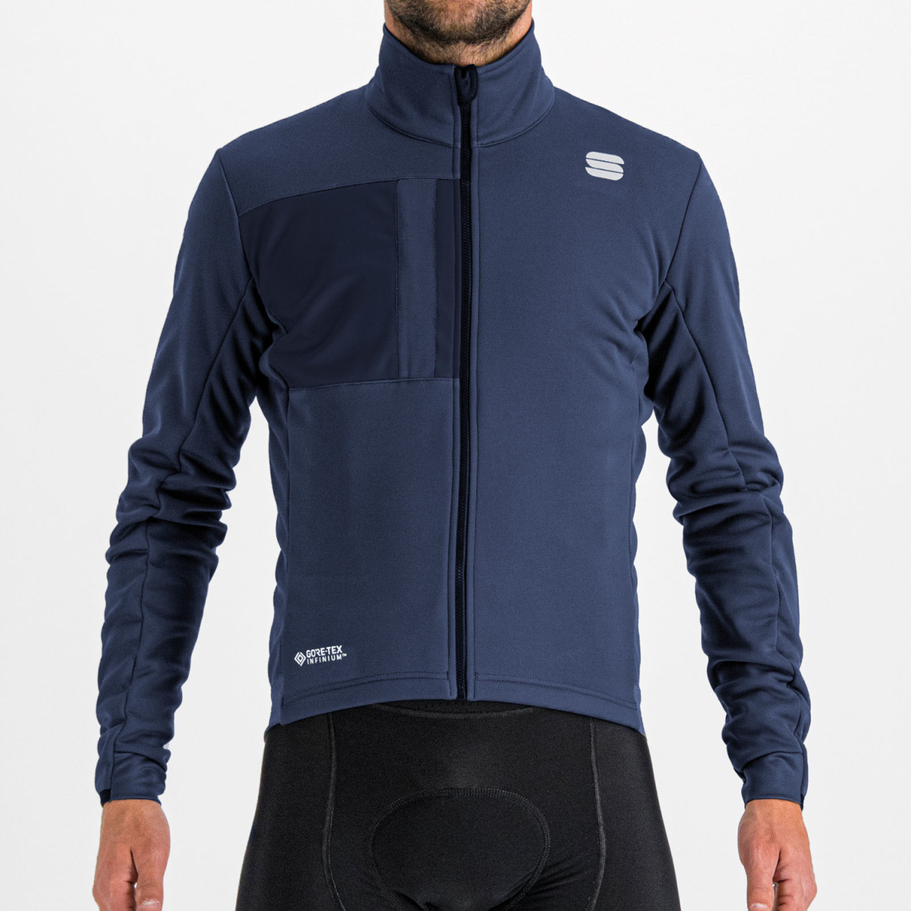 
                SPORTFUL Cyklistická zateplená bunda - SUPER - modrá XL
            