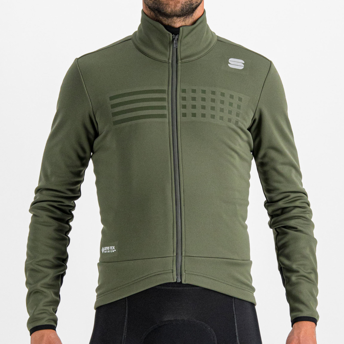 
                SPORTFUL Cyklistická zateplená bunda - TEMPO - zelená L
            
