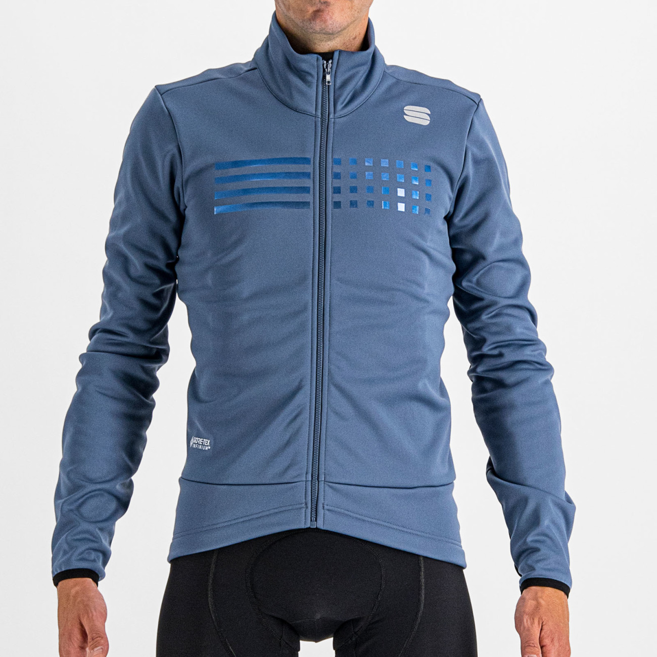 
                SPORTFUL Cyklistická zateplená bunda - TEMPO - modrá
            