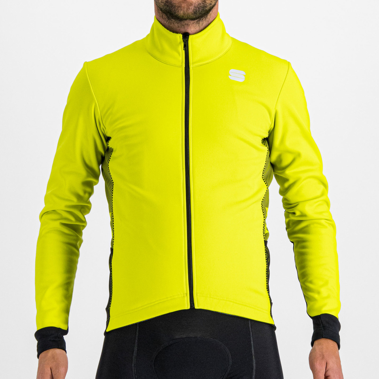 
                SPORTFUL Cyklistická větruodolná bunda - NEO SOFTSHELL - žlutá
            