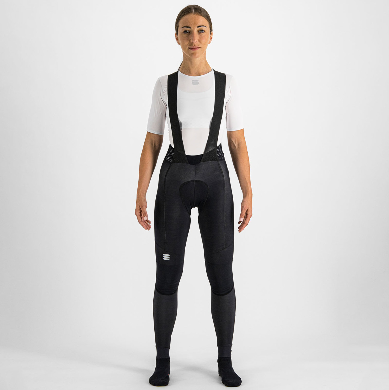 
                SPORTFUL Cyklistické kalhoty dlouhé s laclem - BODYFIT PRO - černá M
            