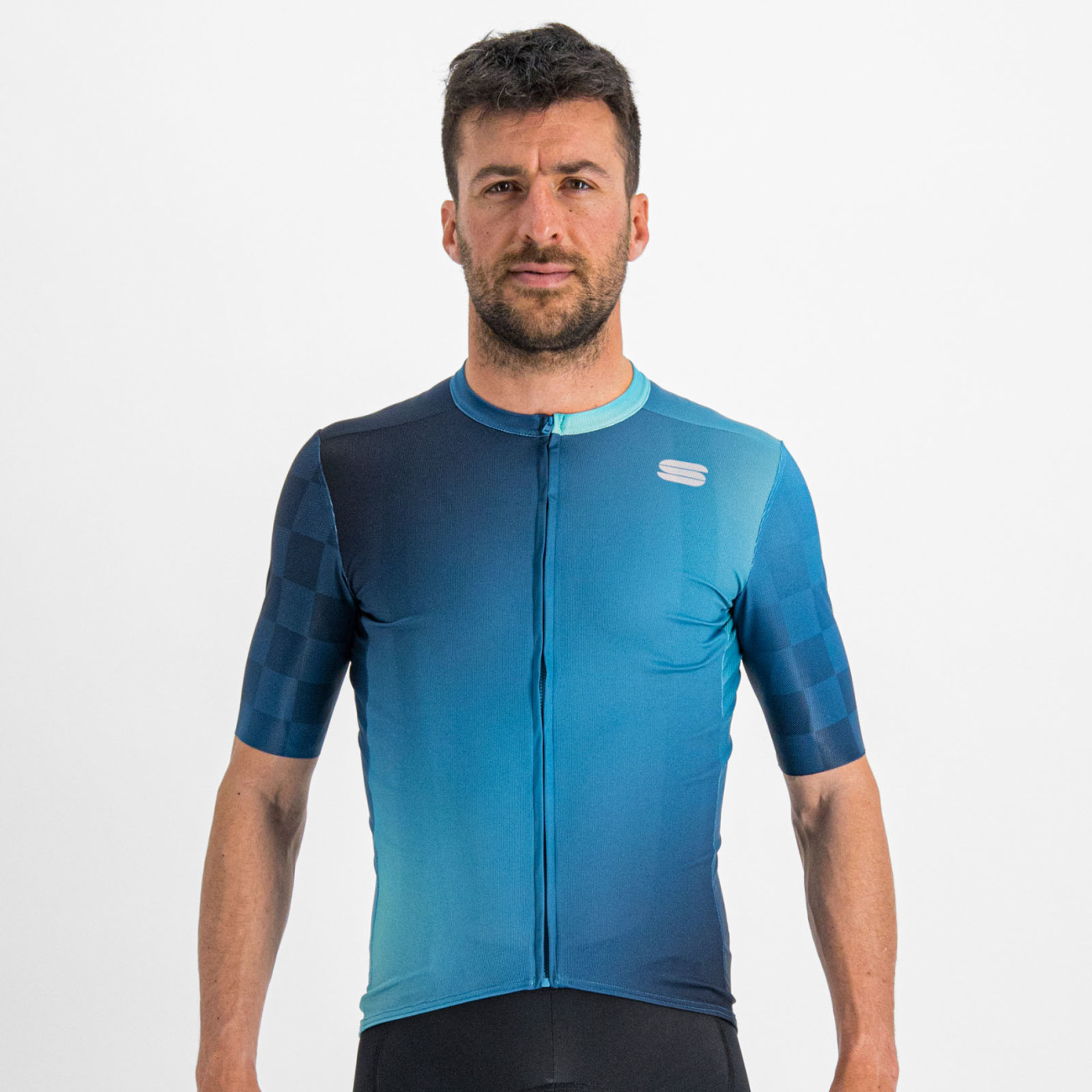 
                SPORTFUL Cyklistický dres s krátkým rukávem - ROCKET - modrá 2XL
            