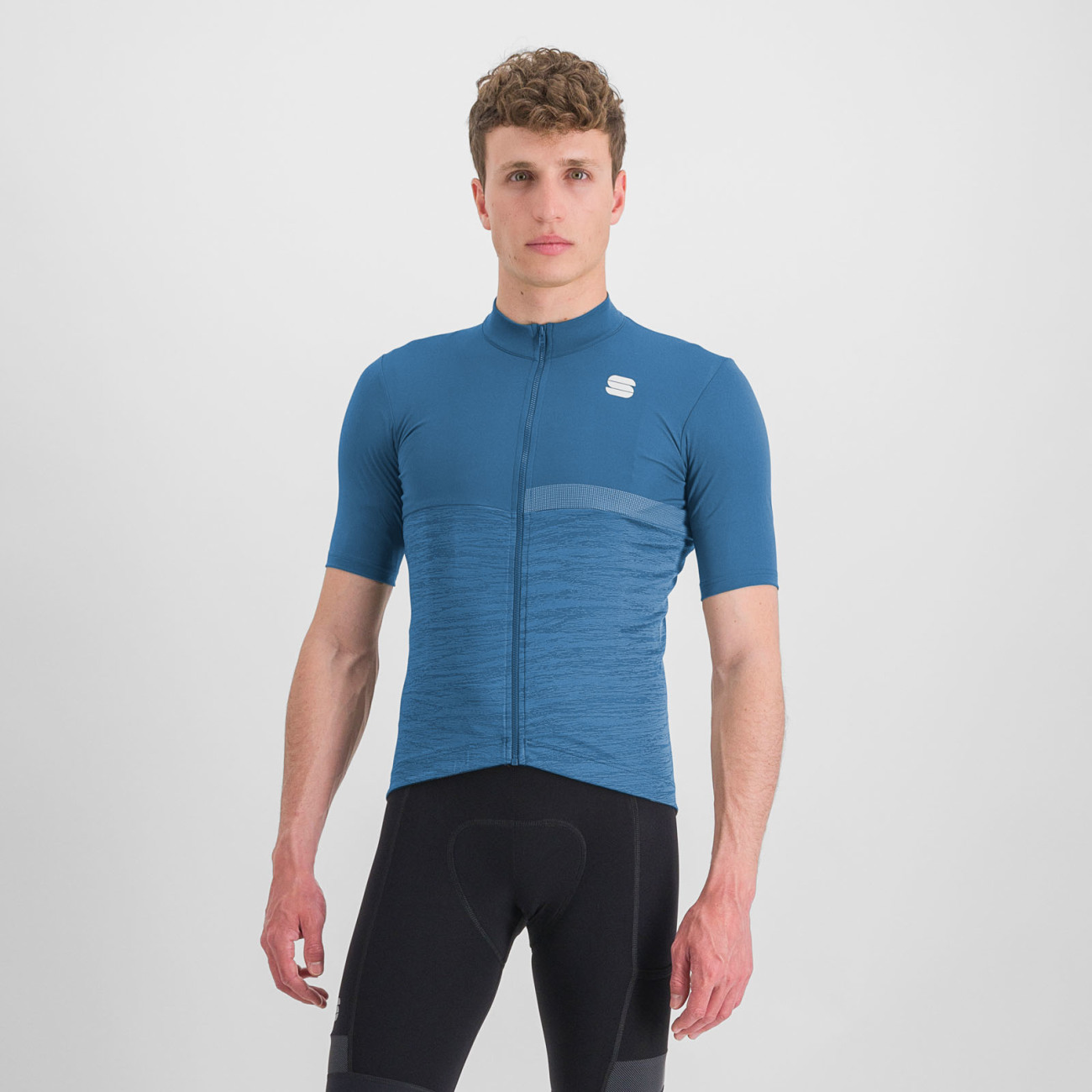 
                SPORTFUL Cyklistický dres s krátkým rukávem - GIARA - modrá 2XL
            