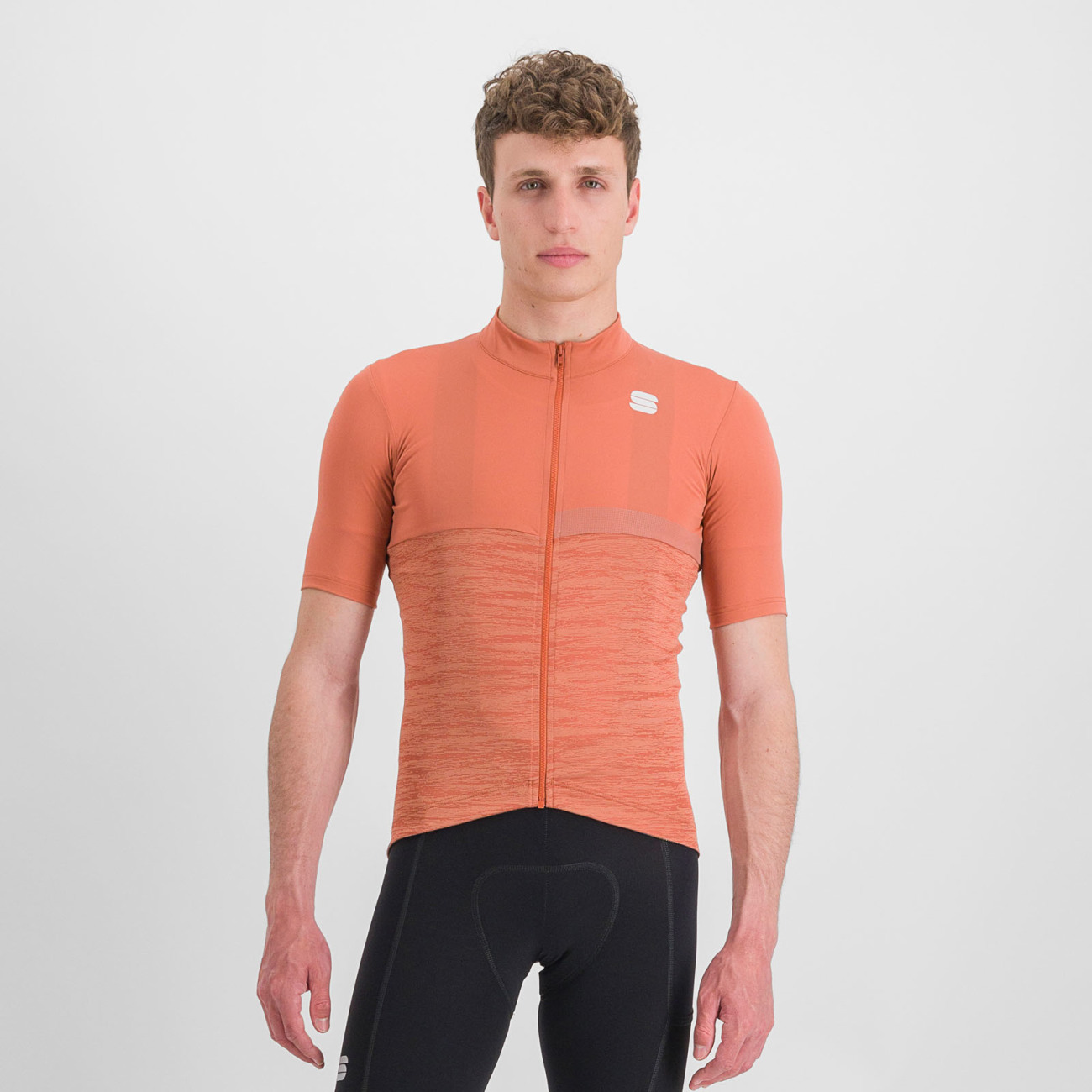 Levně SPORTFUL Cyklistický dres s krátkým rukávem - GIARA - oranžová