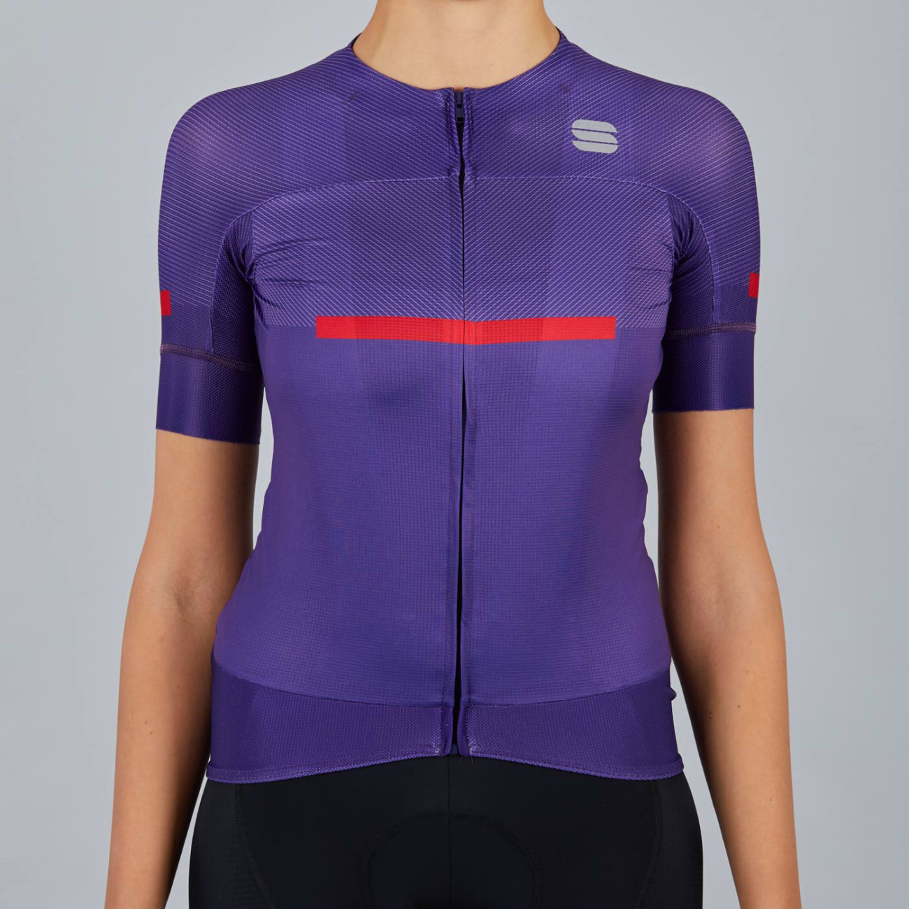 
                SPORTFUL Cyklistický dres s krátkým rukávem - EVO - fialová L
            