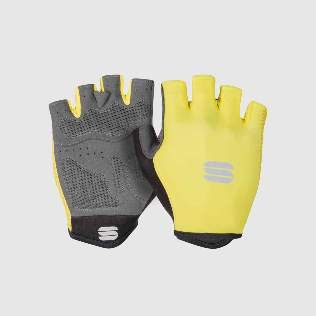 
                SPORTFUL Cyklistické rukavice krátkoprsté - RACE - žlutá M
            