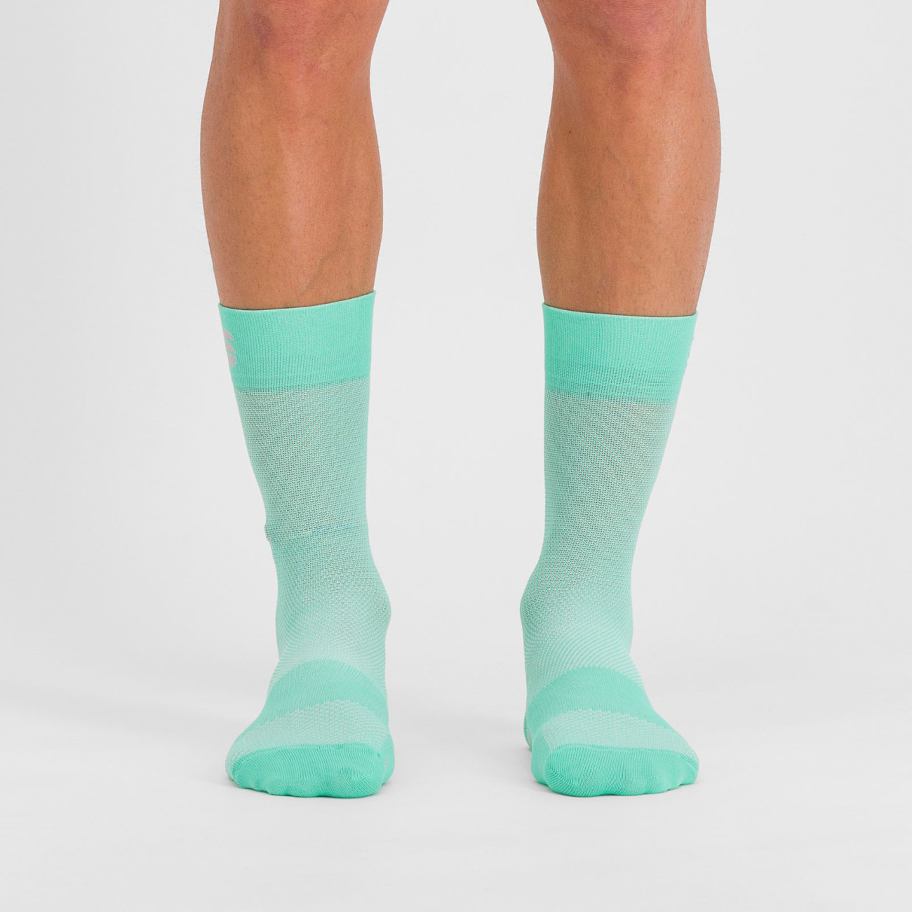 
                SPORTFUL Cyklistické ponožky klasické - MATCHY - světle zelená
            