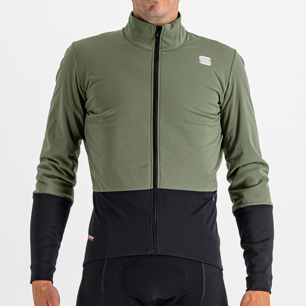 
                SPORTFUL Cyklistická větruodolná bunda - TOTAL COMFORT - zelená/černá M
            