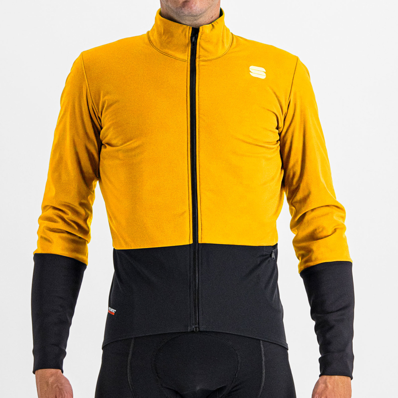 
                SPORTFUL Cyklistická větruodolná bunda - TOTAL COMFORT - žlutá/černá L
            