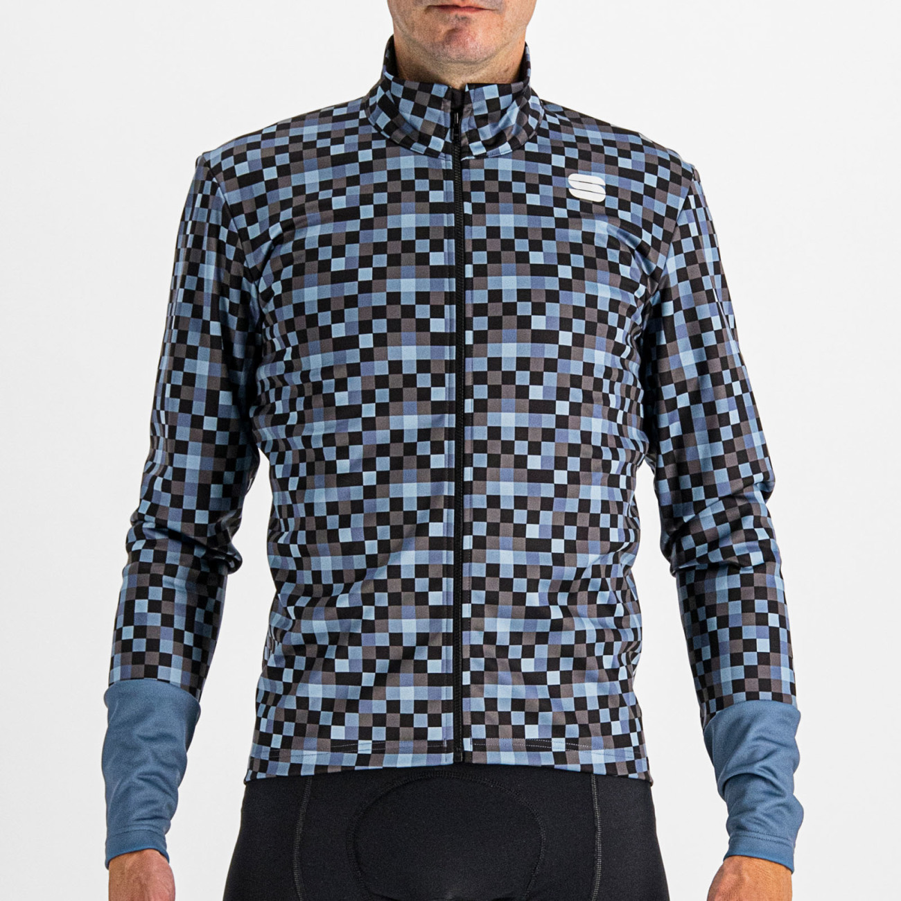 
                SPORTFUL Cyklistická zateplená bunda - PIXEL - modrá 3XL
            