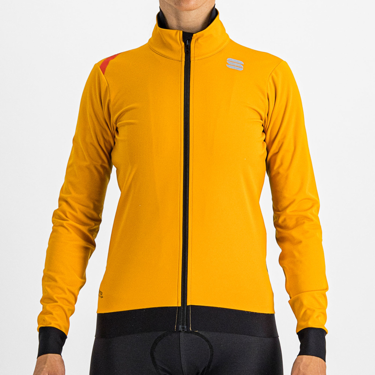 
                SPORTFUL Cyklistická větruodolná bunda - FIANDRE MEDIUM - žlutá/černá XS
            
