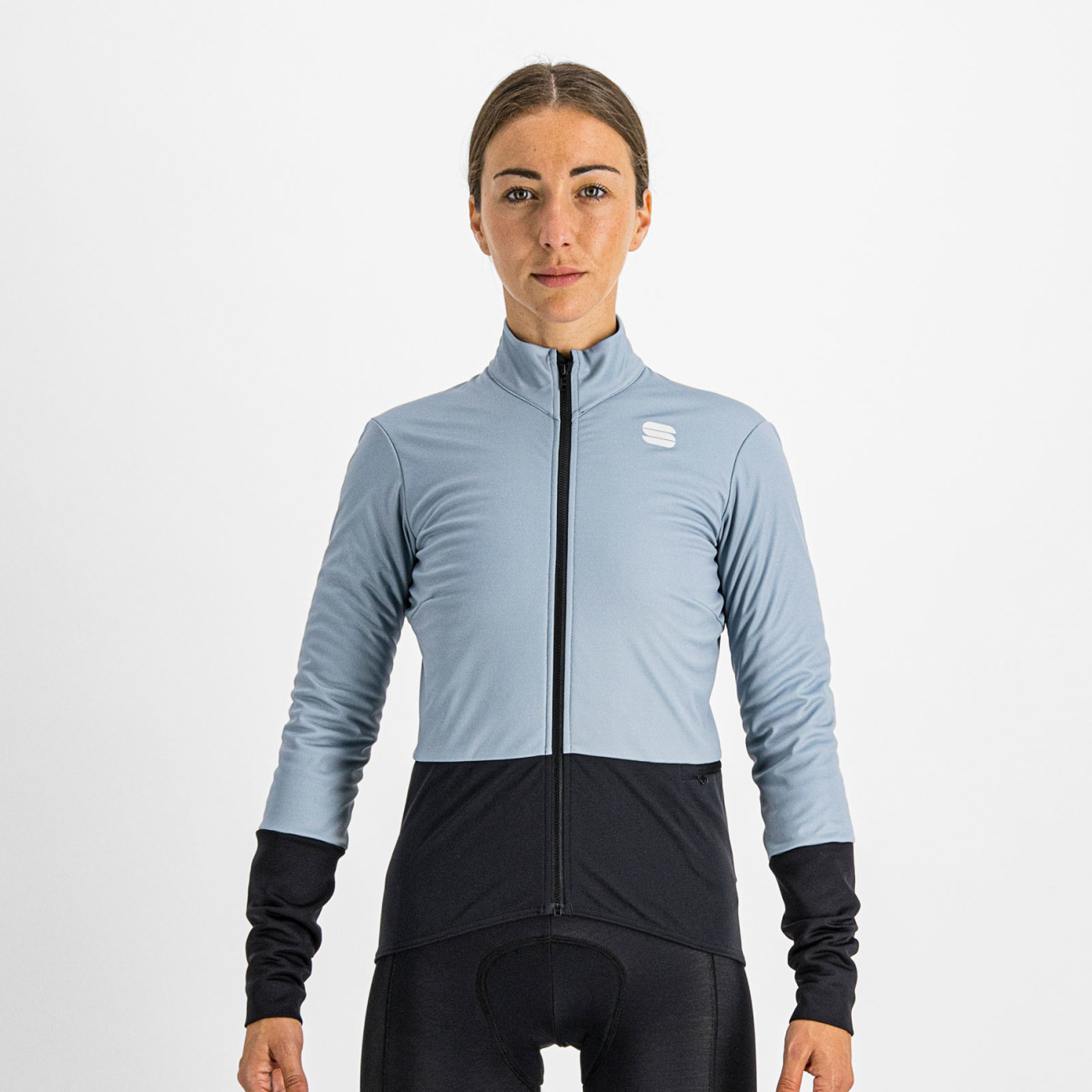 
                SPORTFUL Cyklistická větruodolná bunda - TOTAL COMFORT - světle modrá/černá XS
            