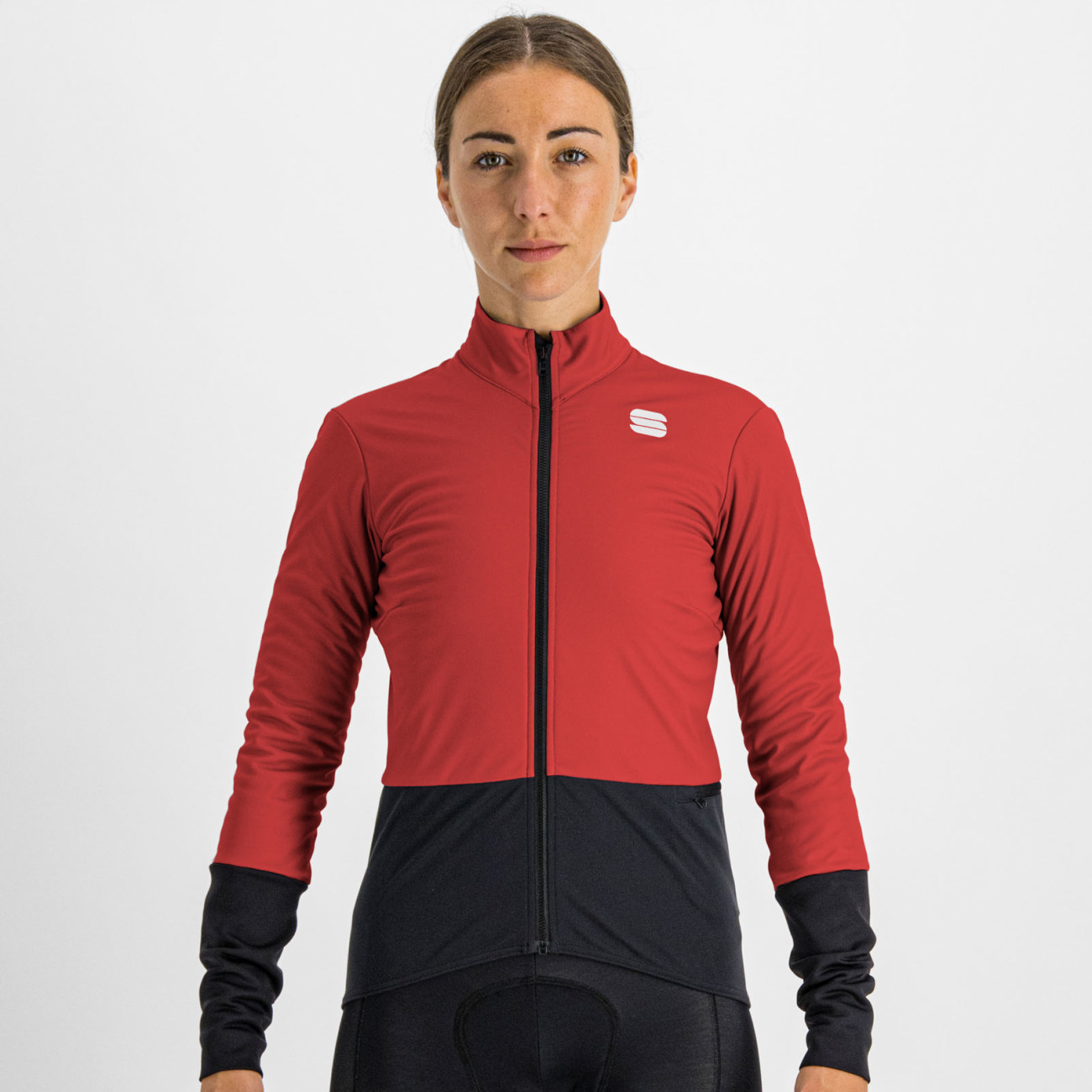 
                SPORTFUL Cyklistická větruodolná bunda - TOTAL COMFORT - červená M
            