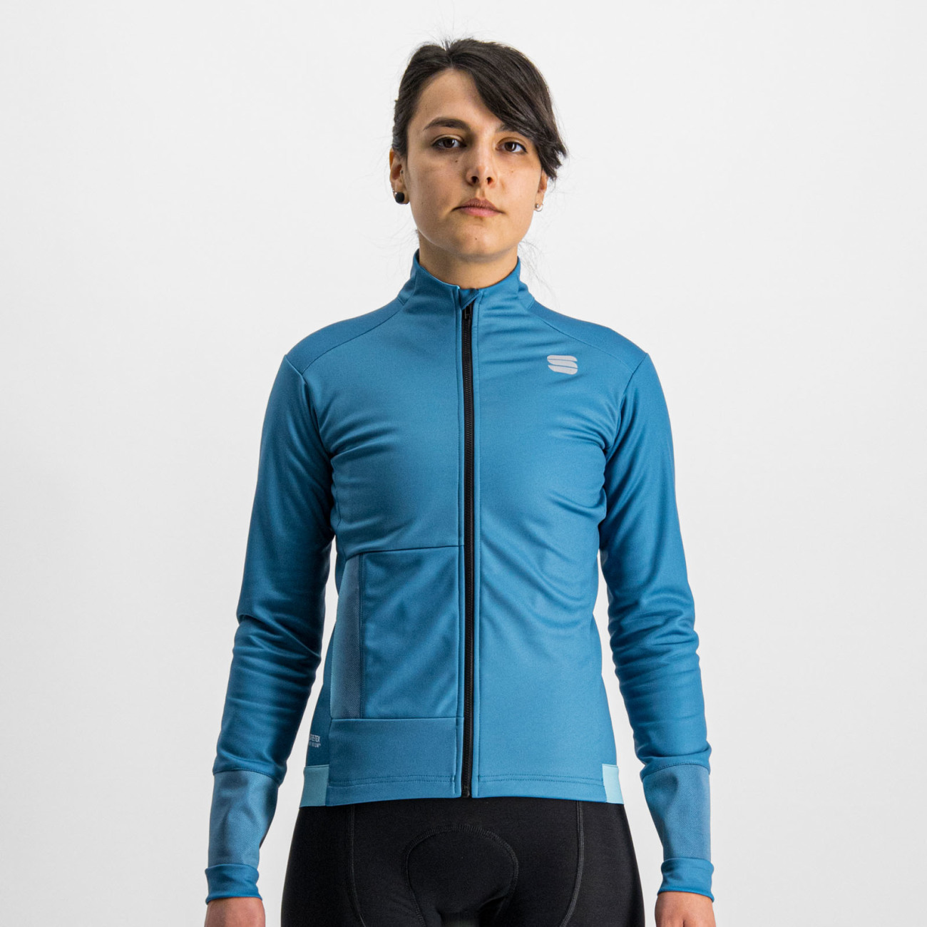 
                SPORTFUL Cyklistická zateplená bunda - SUPER - světle modrá
            