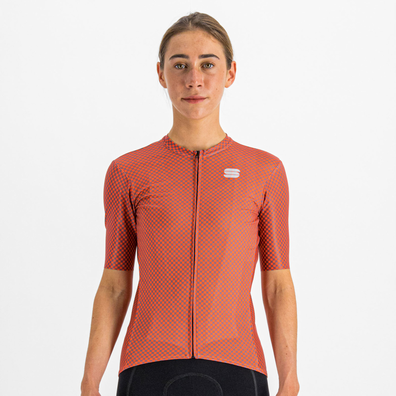 
                SPORTFUL Cyklistický dres s krátkým rukávem - CHECKMATE - červená
            