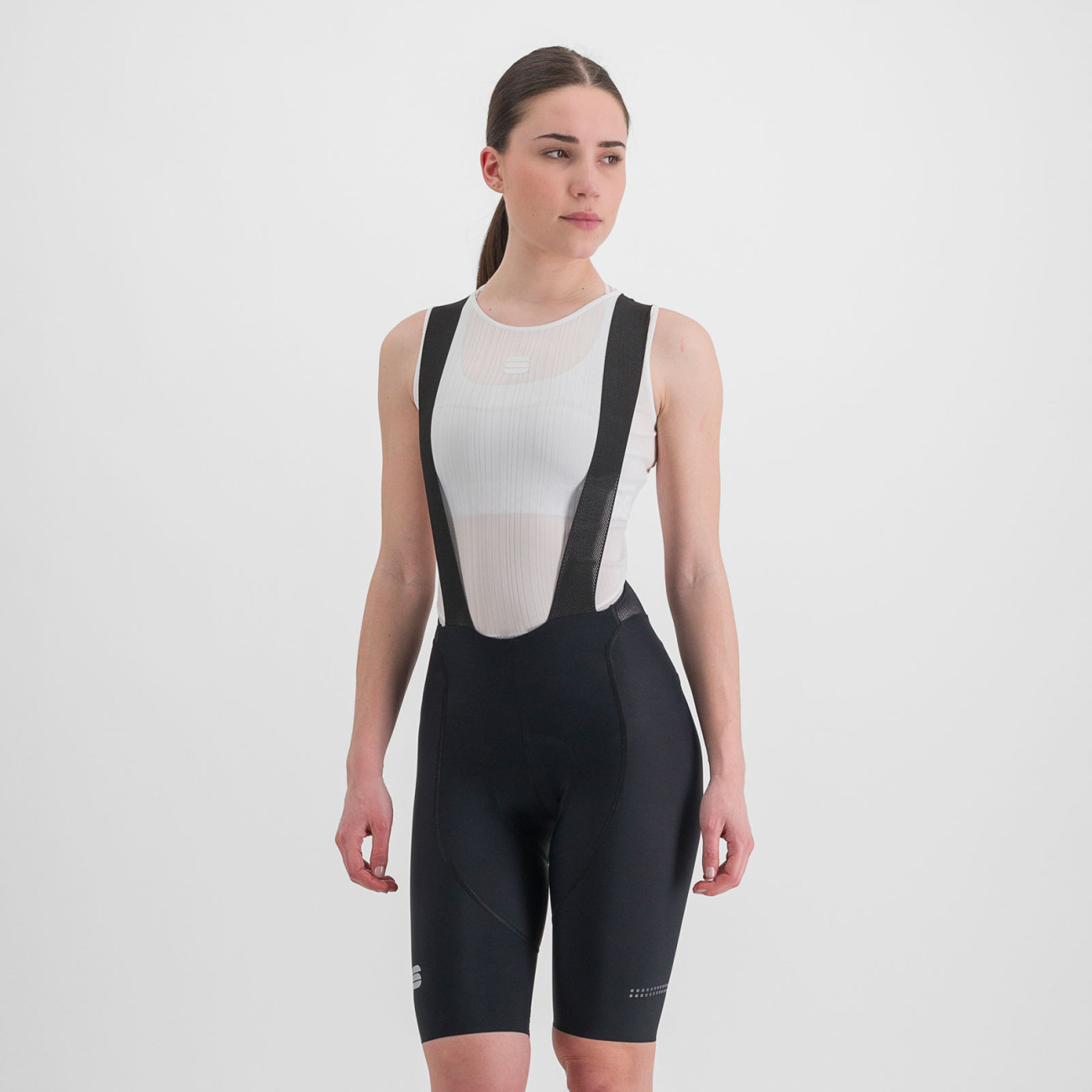 
                SPORTFUL Cyklistické kalhoty krátké s laclem - BODYFIT CLASSIC - černá XS
            