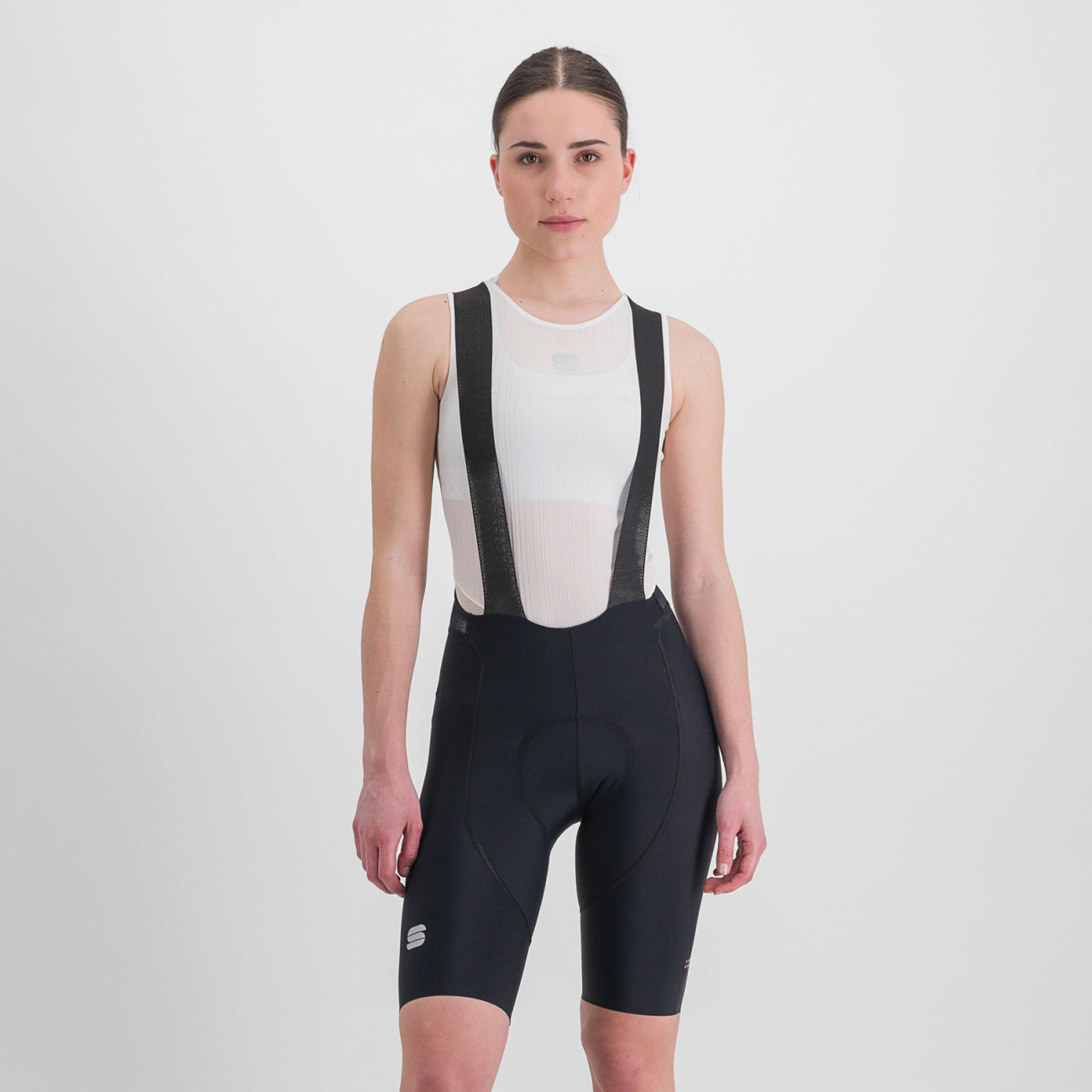 
                SPORTFUL Cyklistické kalhoty krátké s laclem - BODYFIT CLASSIC - černá
            