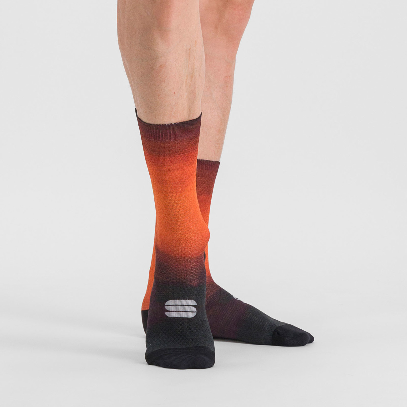 
                SPORTFUL Cyklistické ponožky klasické - SUPERGIARA - oranžová/černá S
            