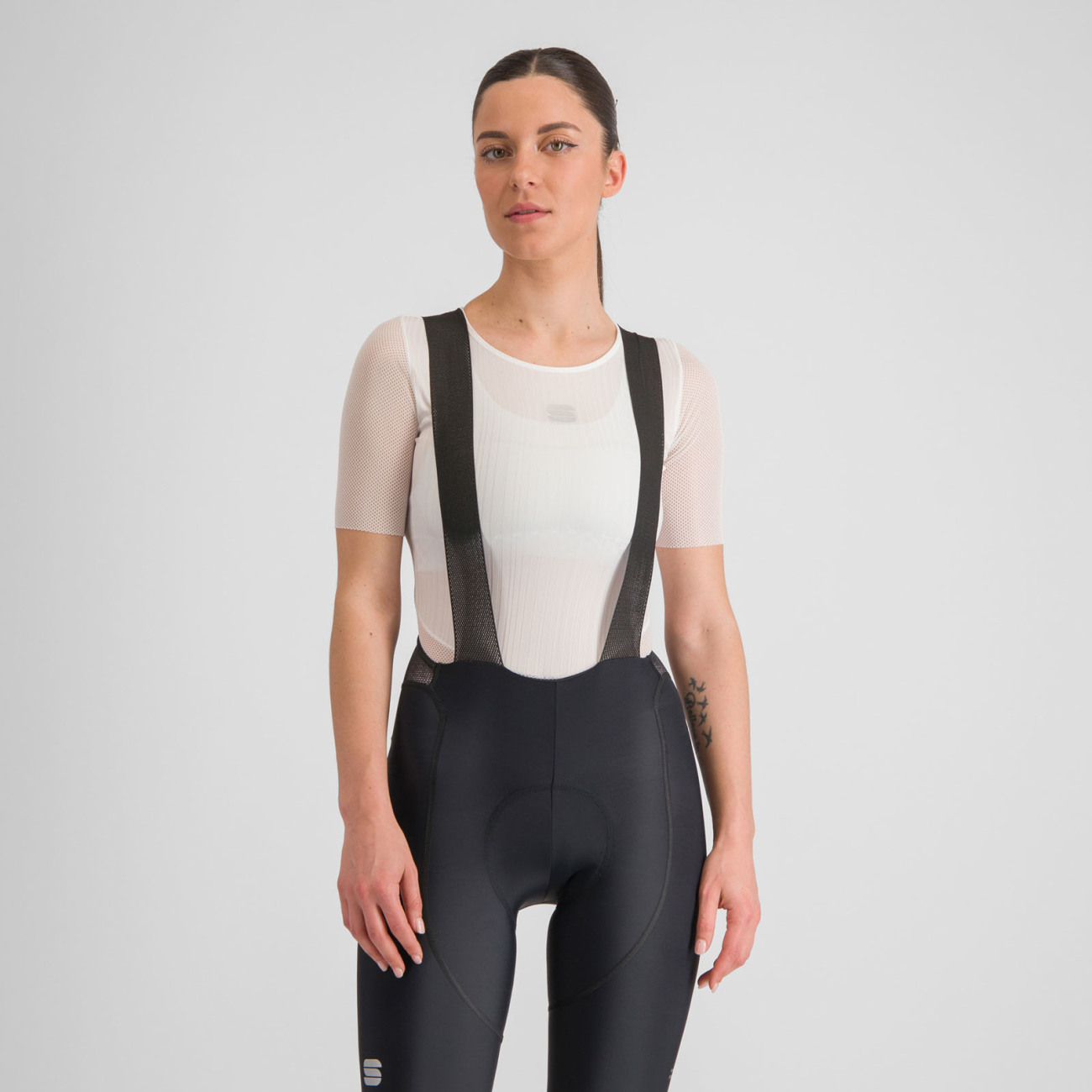 
                SPORTFUL Cyklistické triko s krátkým rukávem - PRO BASELAYER - bílá XL
            