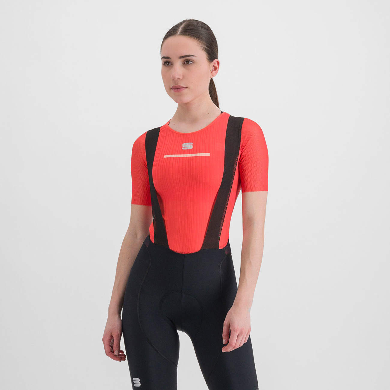 
                SPORTFUL Cyklistické triko s krátkým rukávem - PRO BASELAYER - červená L
            