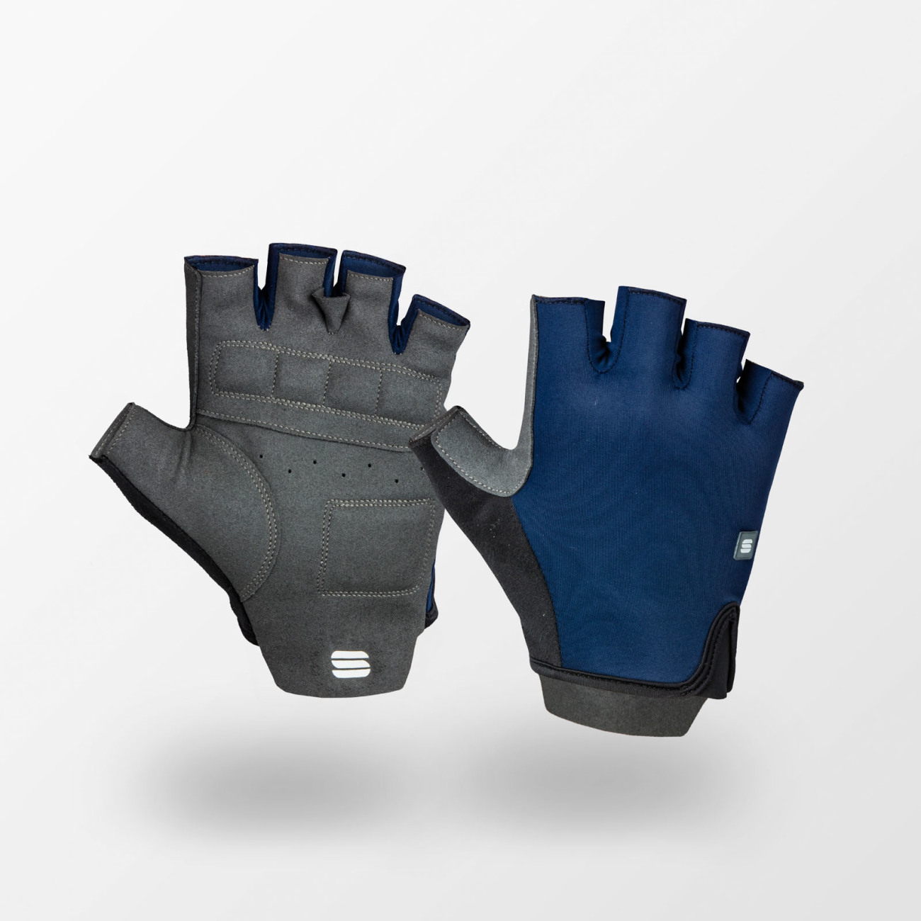 
                SPORTFUL Cyklistické rukavice krátkoprsté - MATCHY - modrá M
            