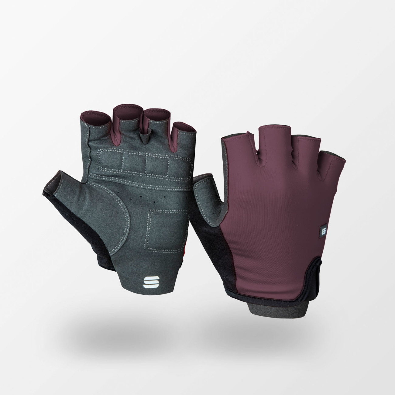 
                SPORTFUL Cyklistické rukavice krátkoprsté - MATCHY - fialová XL
            