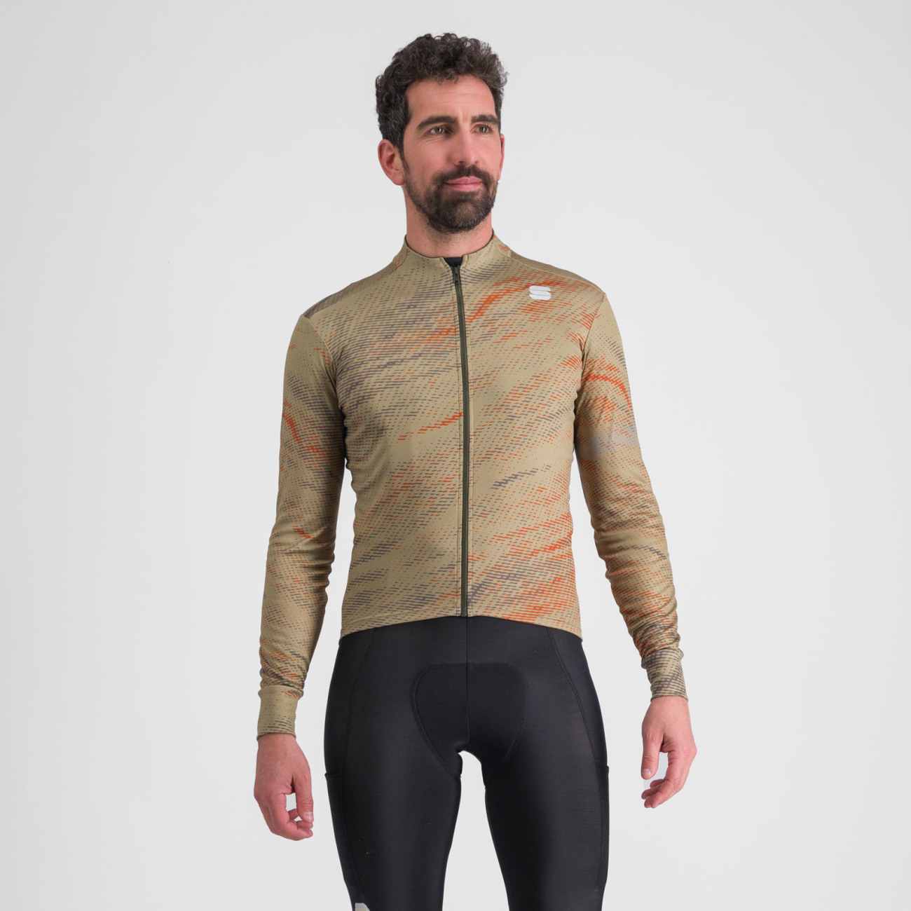 
                SPORTFUL Cyklistický dres s dlouhým rukávem zimní - CLIFF SUPERGIARA THERMAL - béžová M
            