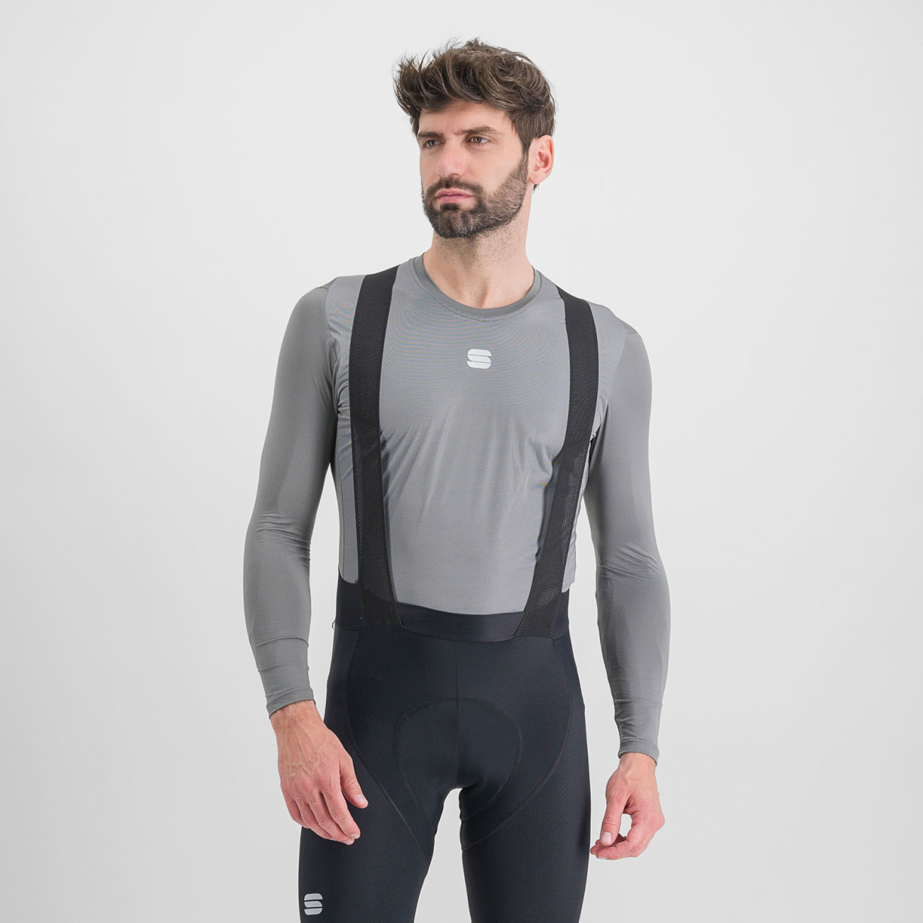 
                SPORTFUL Cyklistické triko s dlouhým rukávem - FIANDRE THERMAL - šedá 2XL
            